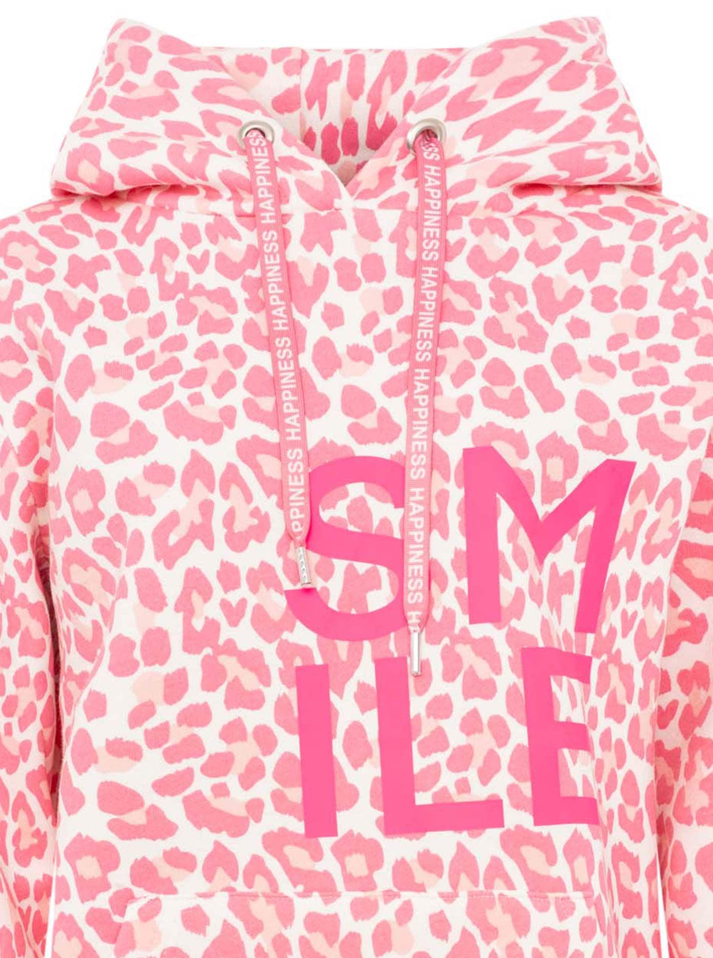 Zwillingsherz Hoodie »"Alissa Leo AOP"«, mit SMILE Print, Kapuze, Leo Muster

