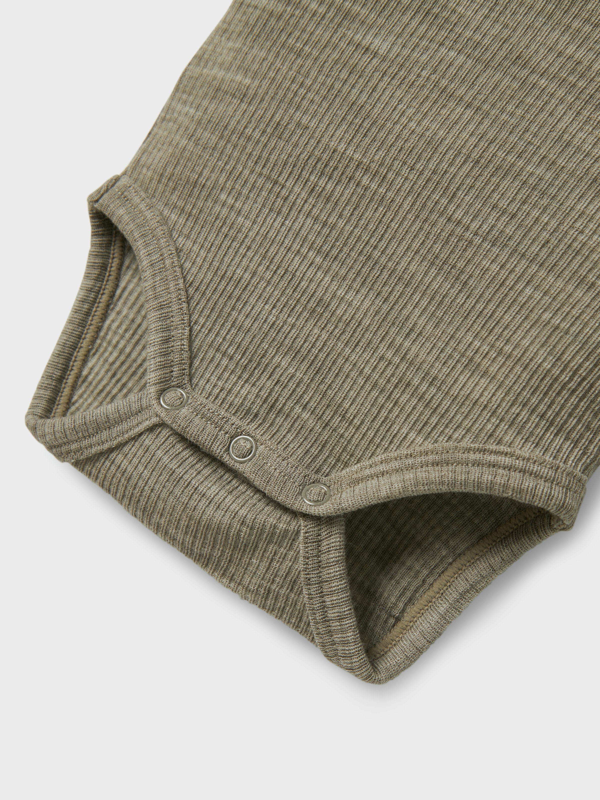 Name It Langarmbody »NBNWAX WOOL RIB LS BODY NOOS«, aus reiner Merinowolle
