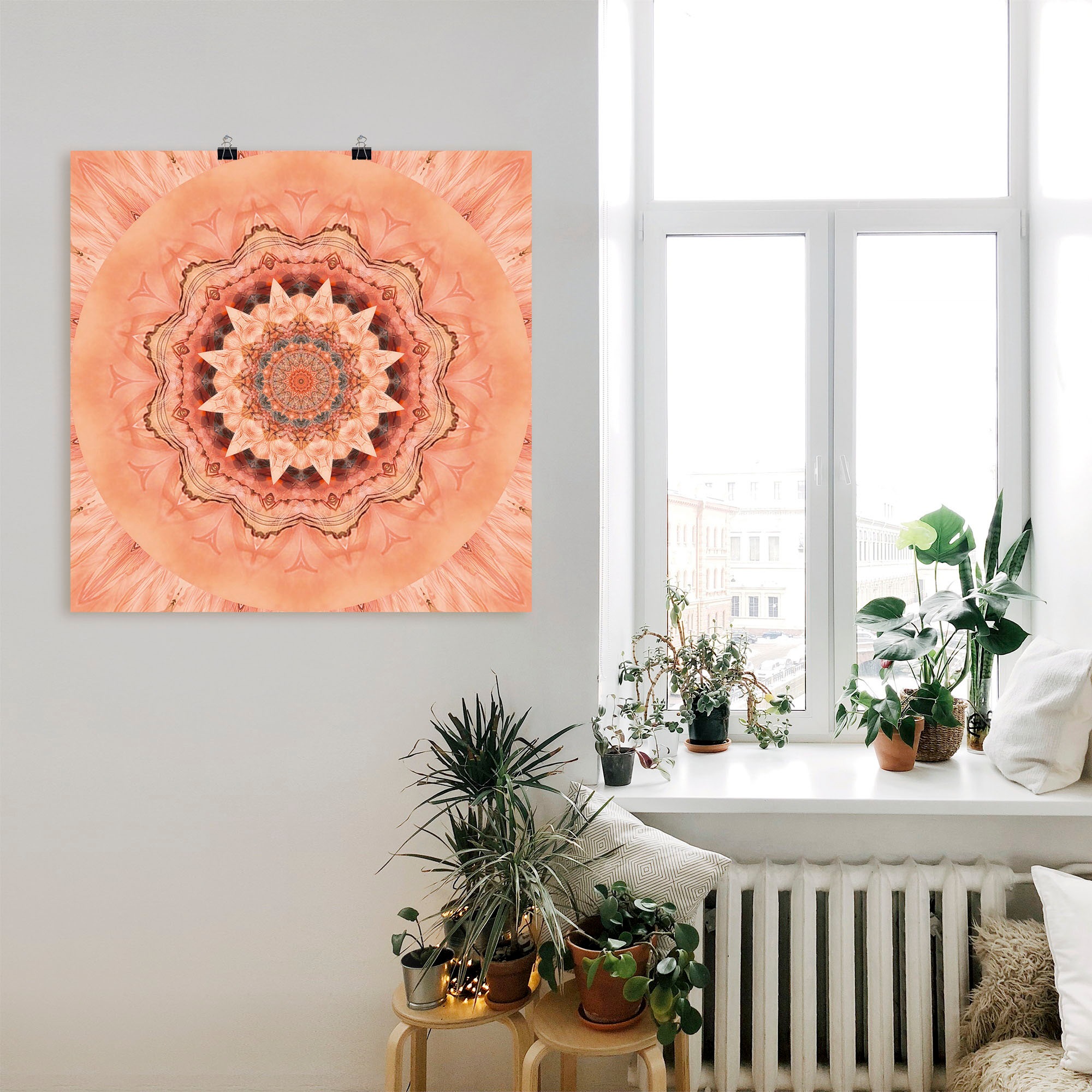 Artland Wandbild »Mandala Barmherzigkeit«, Muster, (1 St.), als Leinwandbild, Poster in verschied. Größen