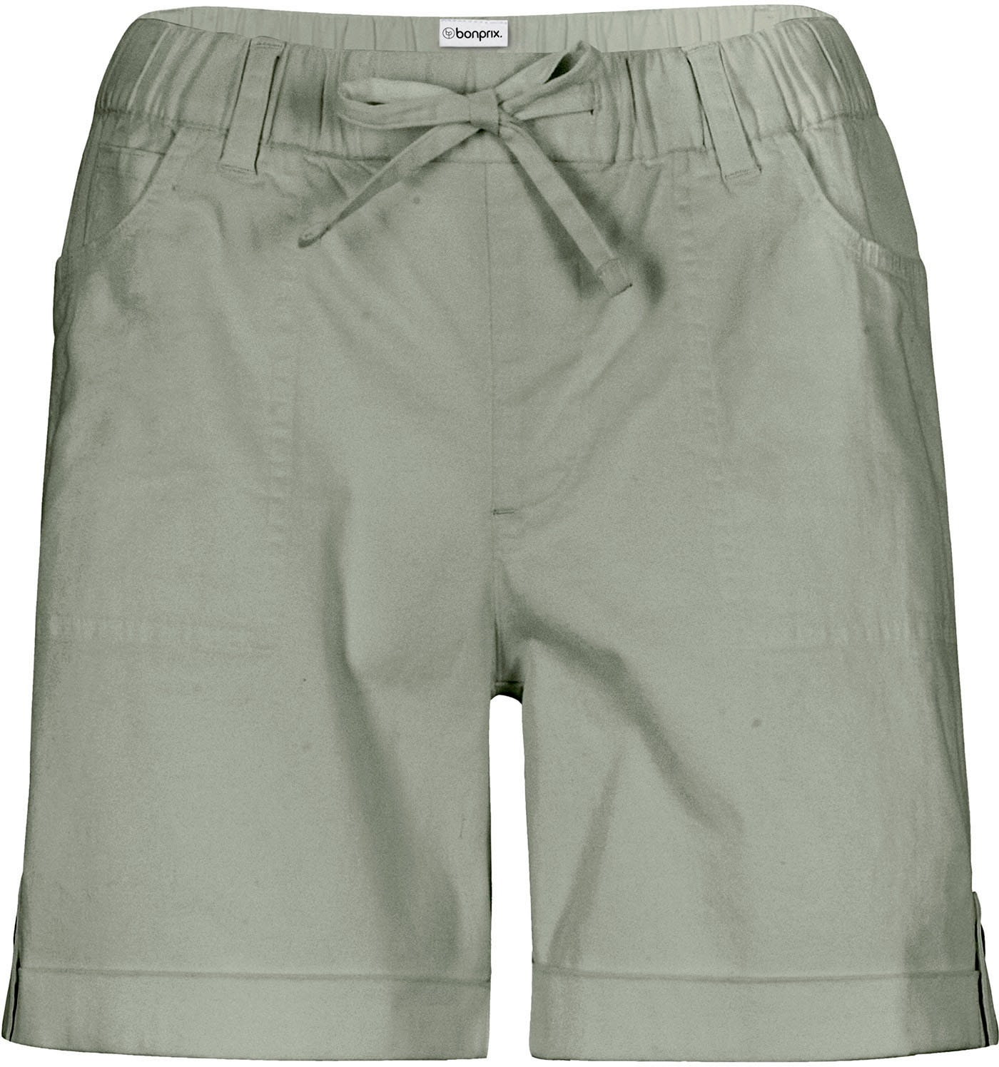 bonprix Bermudas »Baumwoll-Bermuda mit Gummibund«  aus Baumwolle und Elasthan, lockere Passform