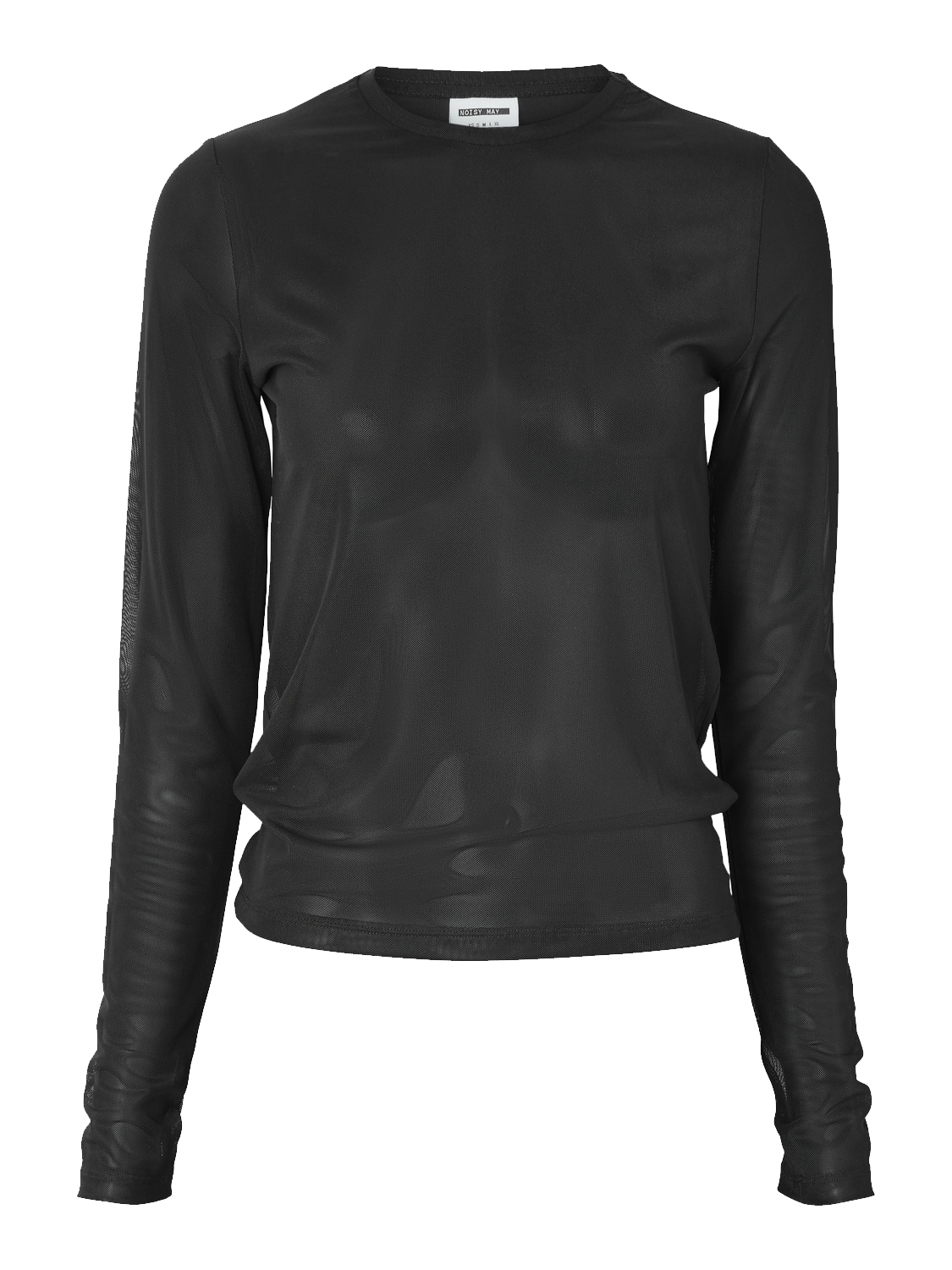 Noisy may Langarmshirt »NMJUDITH L/S MESH TOP BG NOOS«