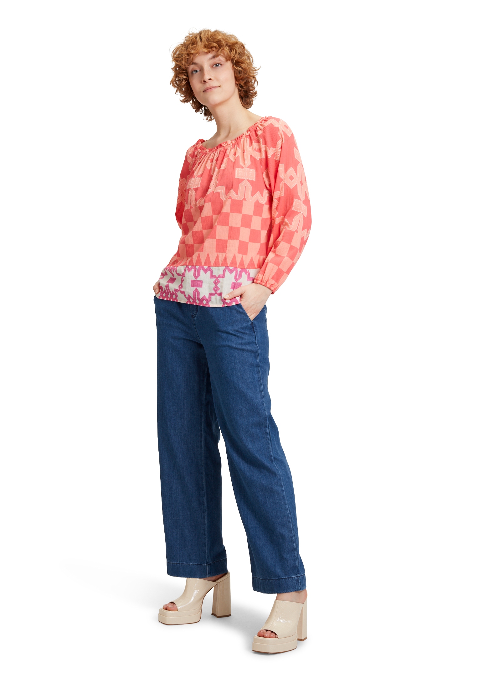 Cartoon Carmenbluse »Carmenbluse mit Muster«