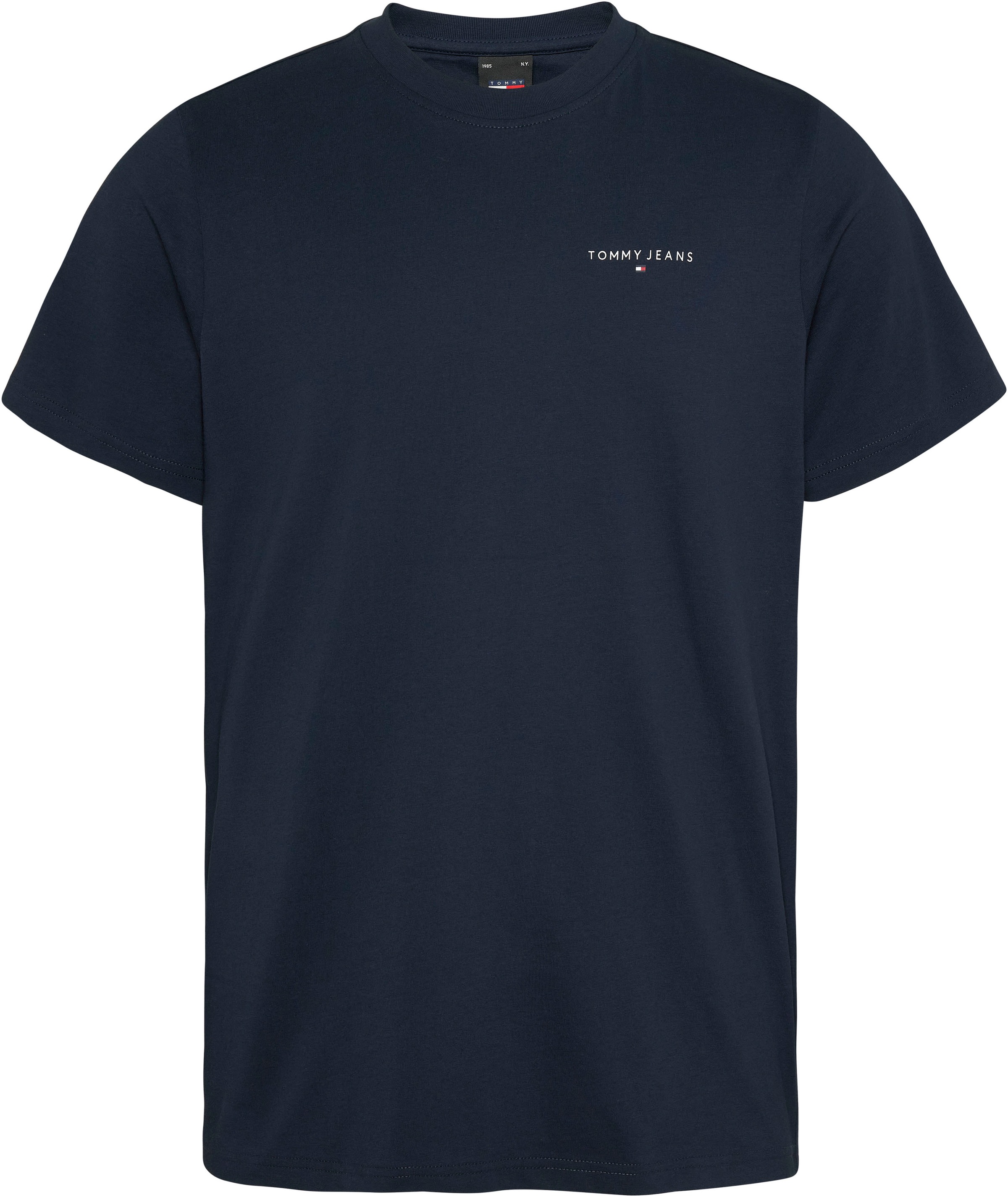 Tommy Jeans T-Shirt »TJM SLIM LINEAR CHEST TEE EXT«, mit Logoschriftzug