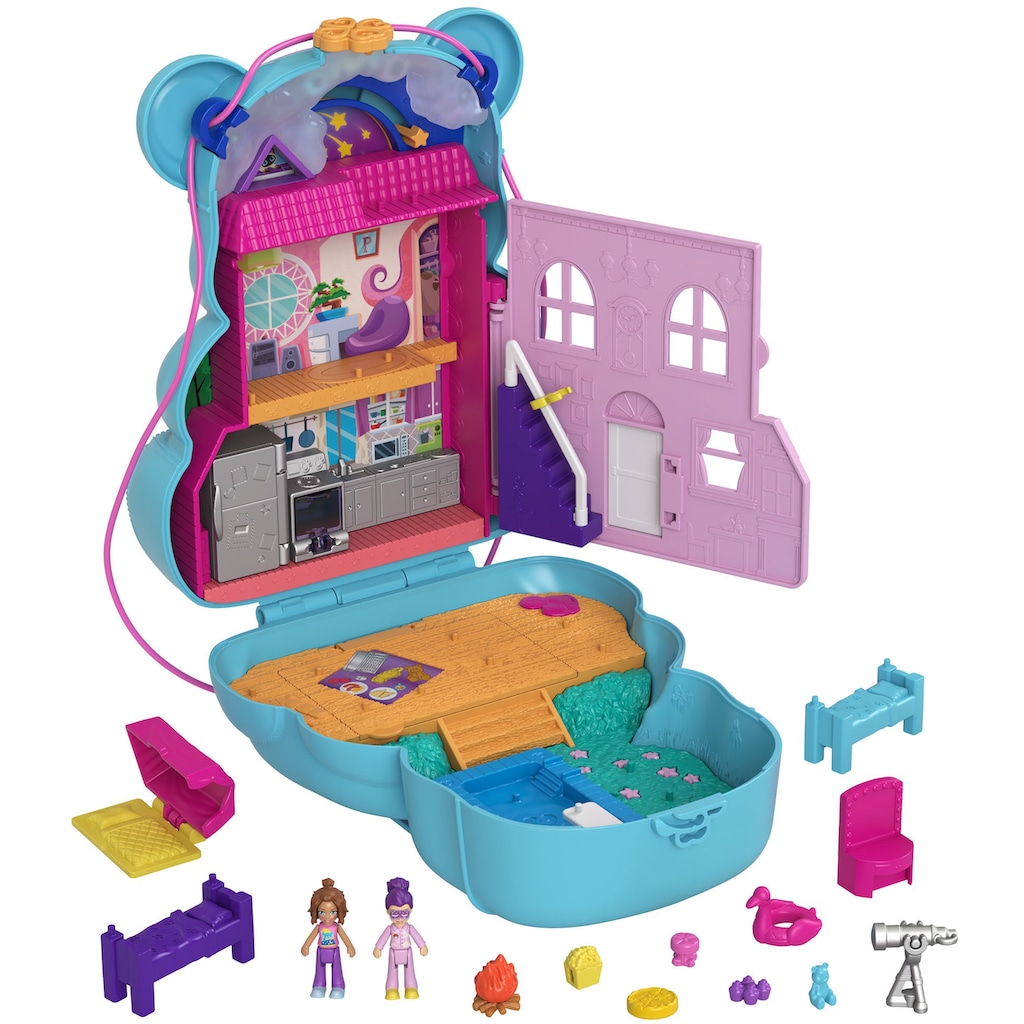 Polly Pocket Spielwelt »Sleepover Teddybär-Tasche«