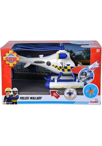 SIMBA Spielzeug-Hubschrauber »Feuerwehrmann Sam, Polizei Wallaby«, mit Licht- und... kaufen
