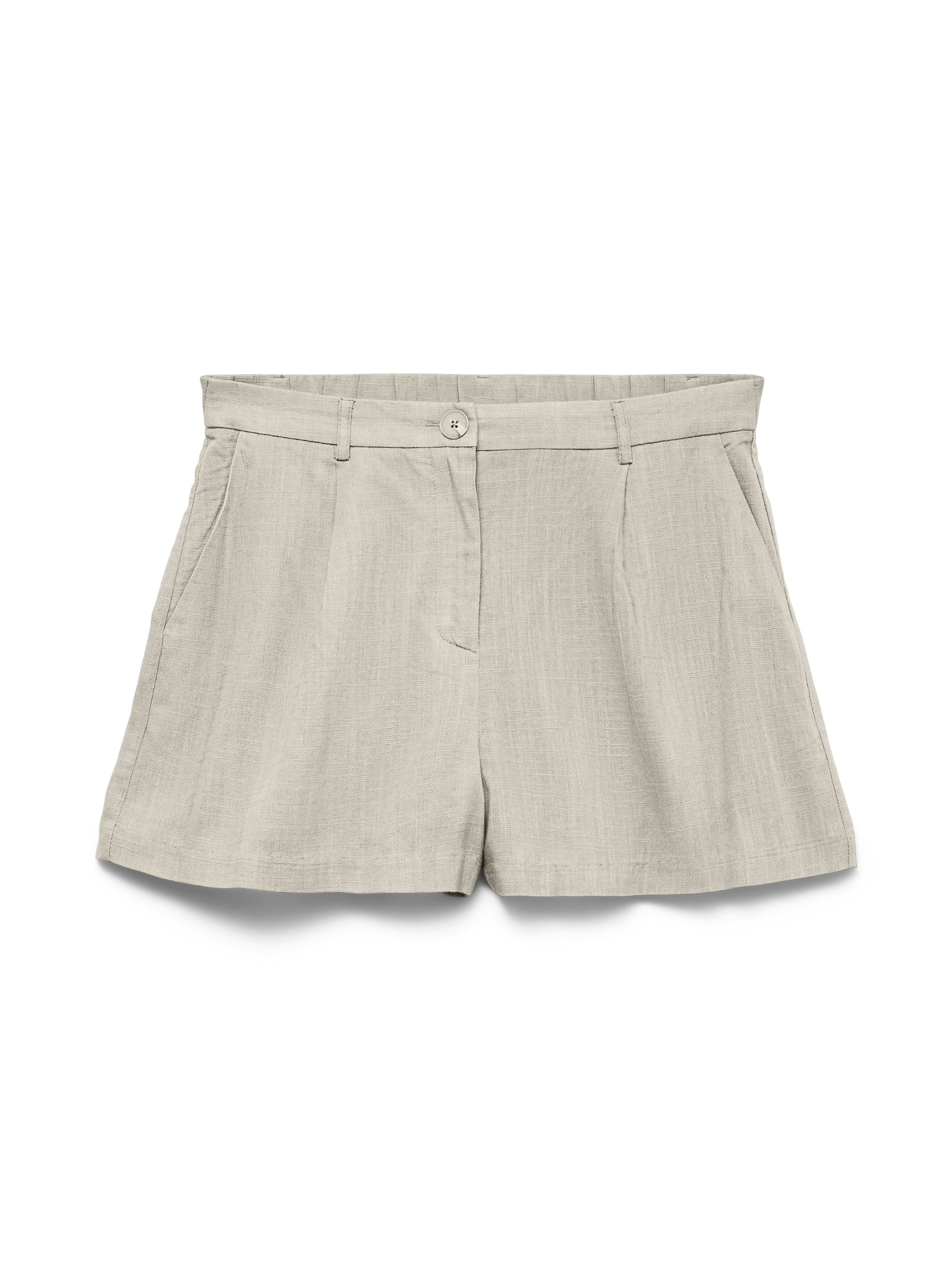 Vero Moda Shorts »VMROSIE MW SHORT SHORTS NOOS«  Viskosemischung, mit Leinen, regular waist, teil-elastisches Bündchen