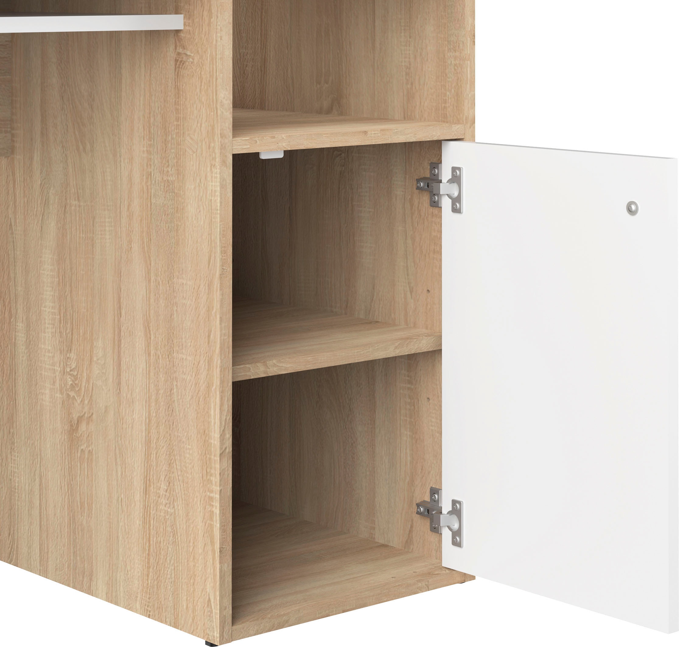 TemaHome Schreibtisch »OXFORD«, Ledergriff