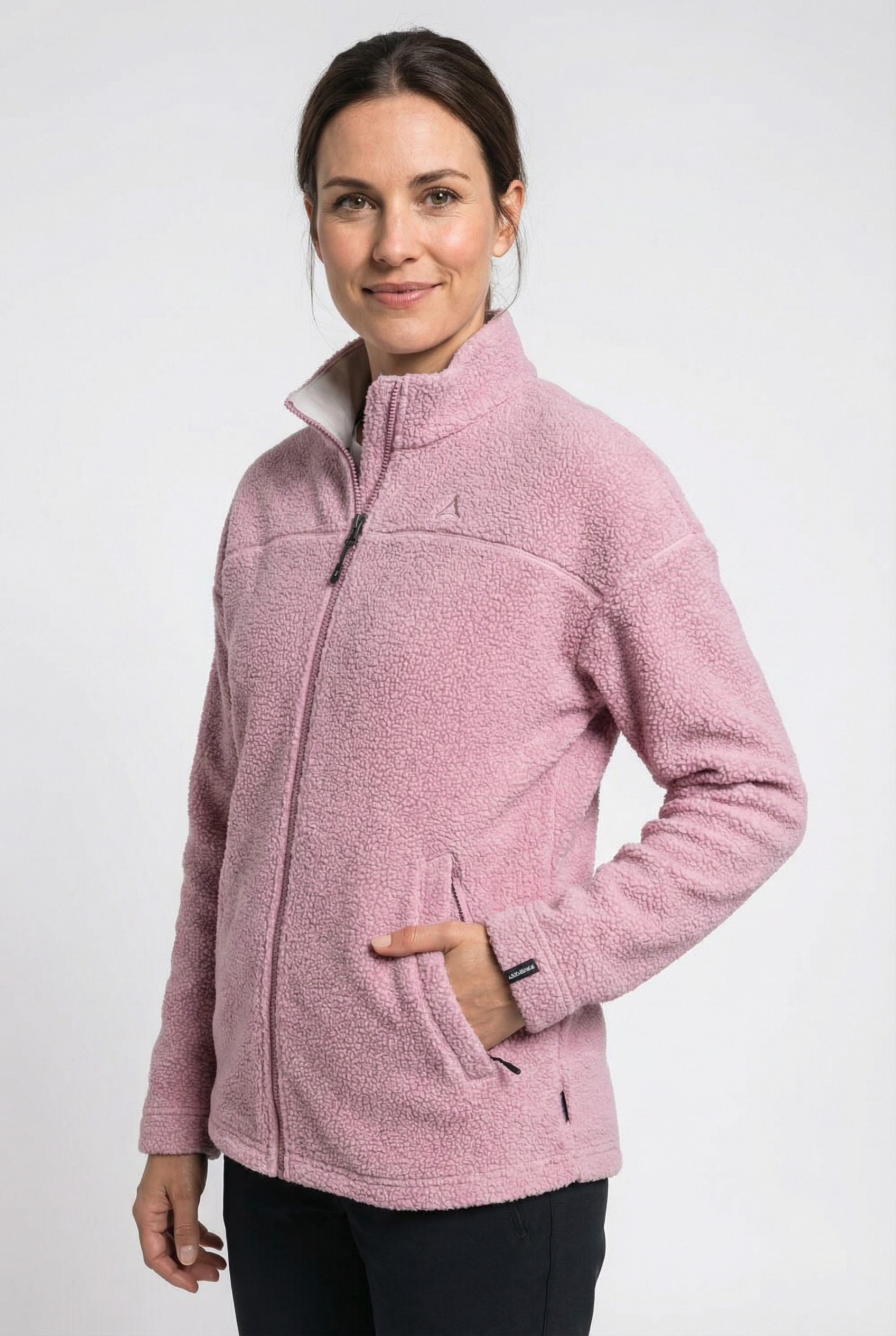 Schöffel Fleecejacke »CIRC Fleece Jk Style Purga WMS« sportlicher Stil, für Trekking, Wandern und Laufen, lockere Passform