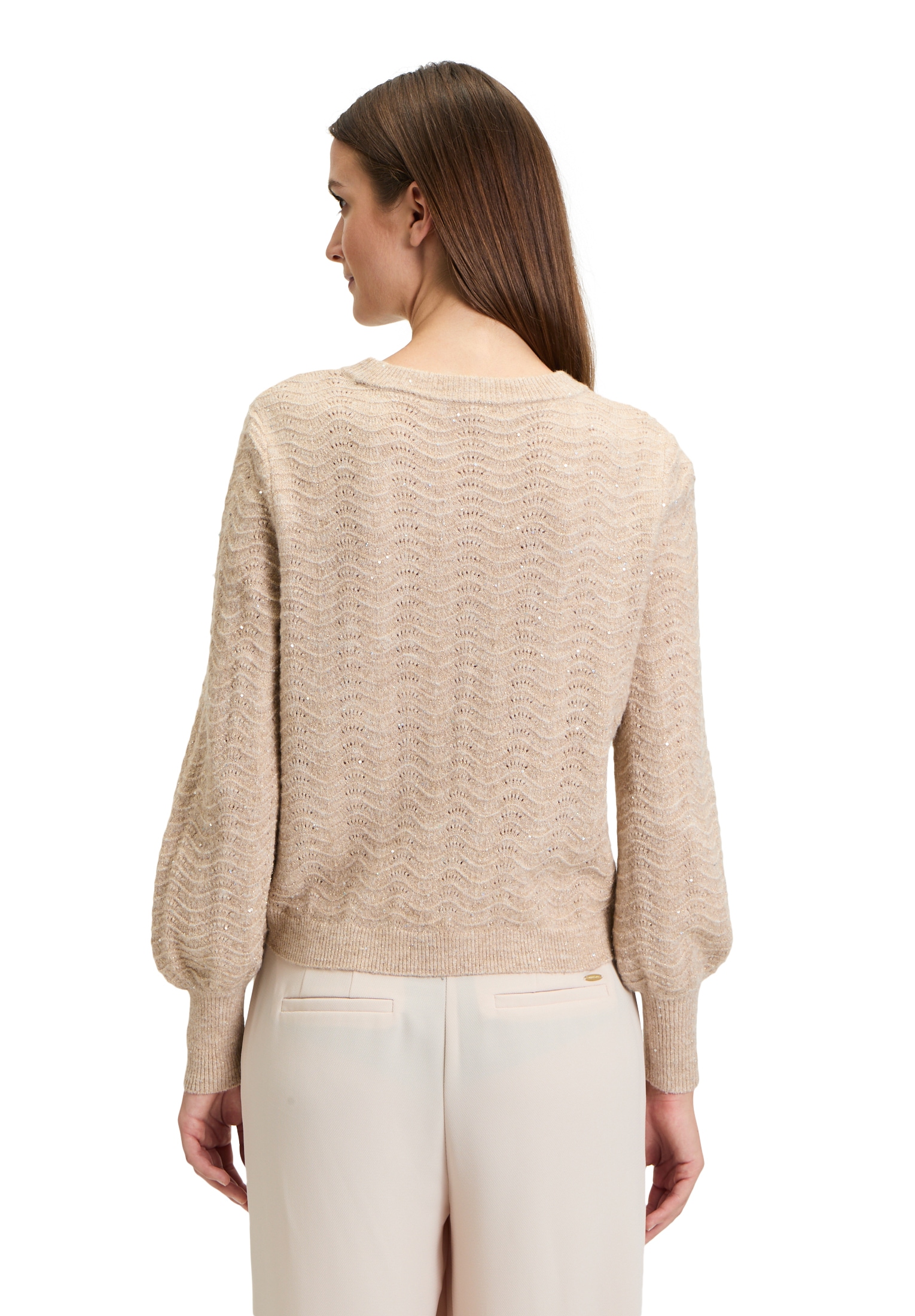 Betty&Co Strickpullover »Strickpullover mit Lurexfaden«