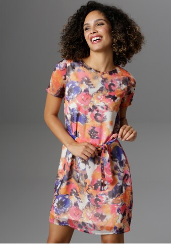 Aniston SELECTED Sommerkleid, mit malerischem Blumendruck kaufen