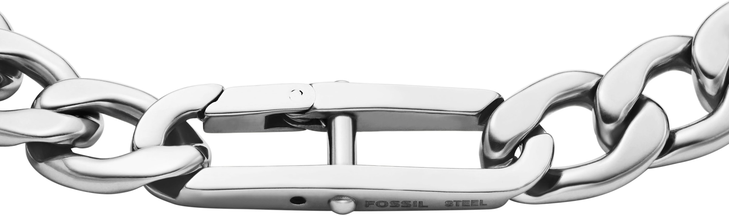 Fossil Armband »Schmuck Geschenk Edelstahl Armkette Heritage D-Link, JF04770040«