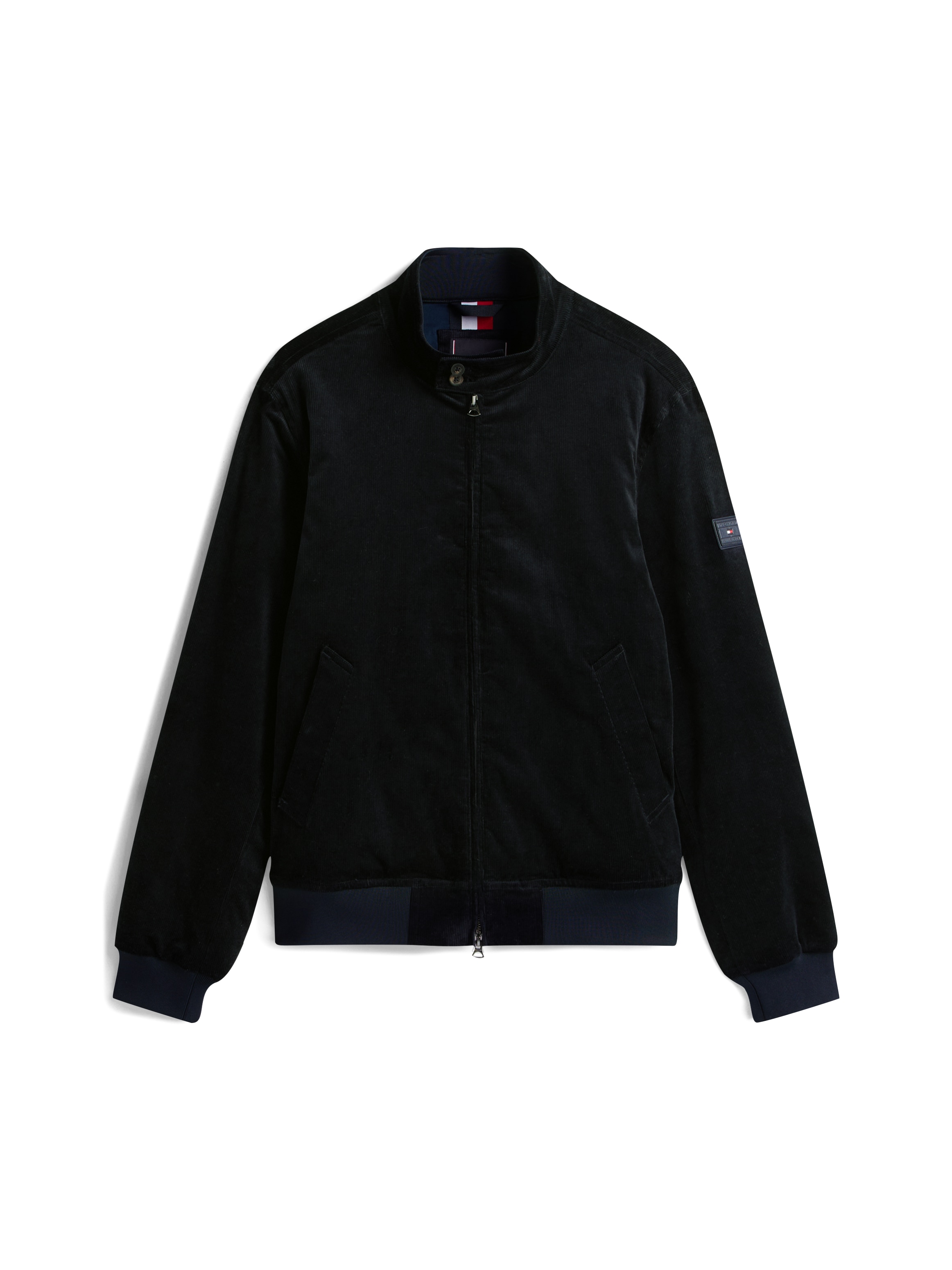 Tommy Hilfiger Cordjacke »CORD HARRINGTON JACKET«, ohne Kapuze, Freizeitjacke, Übergangsjacke