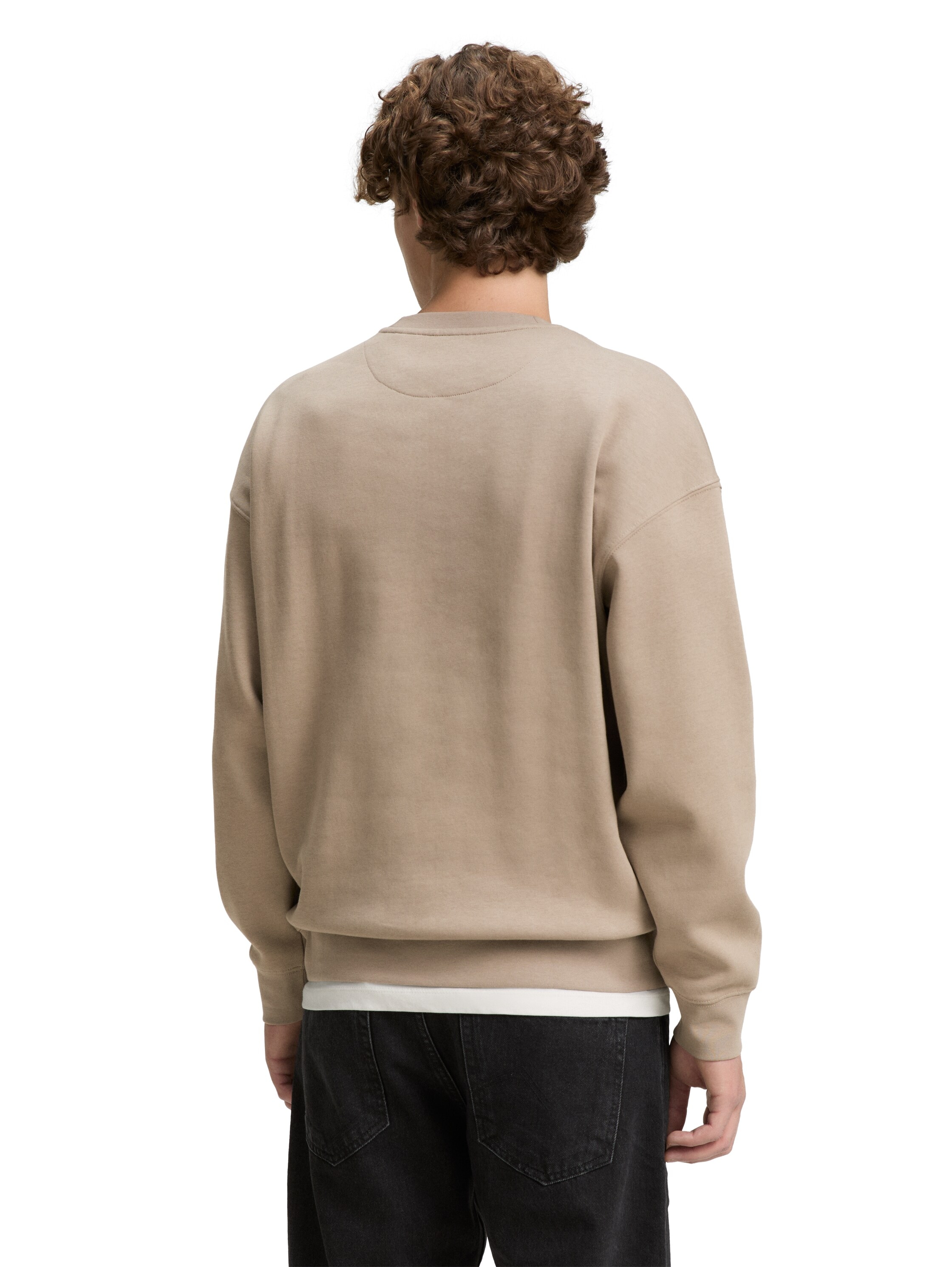 TOM TAILOR Denim Sweatshirt, mit Logo Print