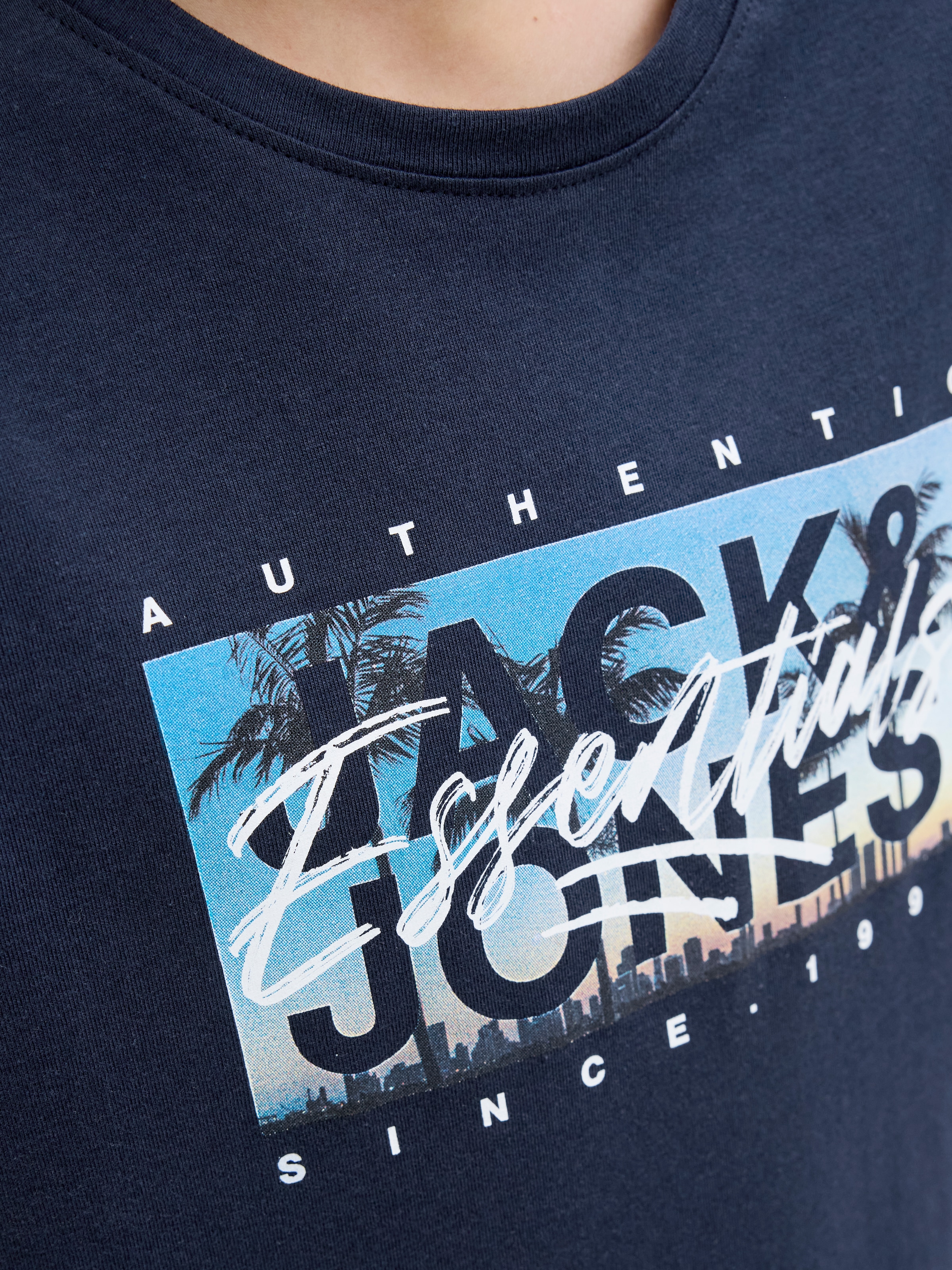 Jack & Jones Junior T-Shirt »JJCOLTON PHOTOPRINT TEE SS CREW NE JNR«