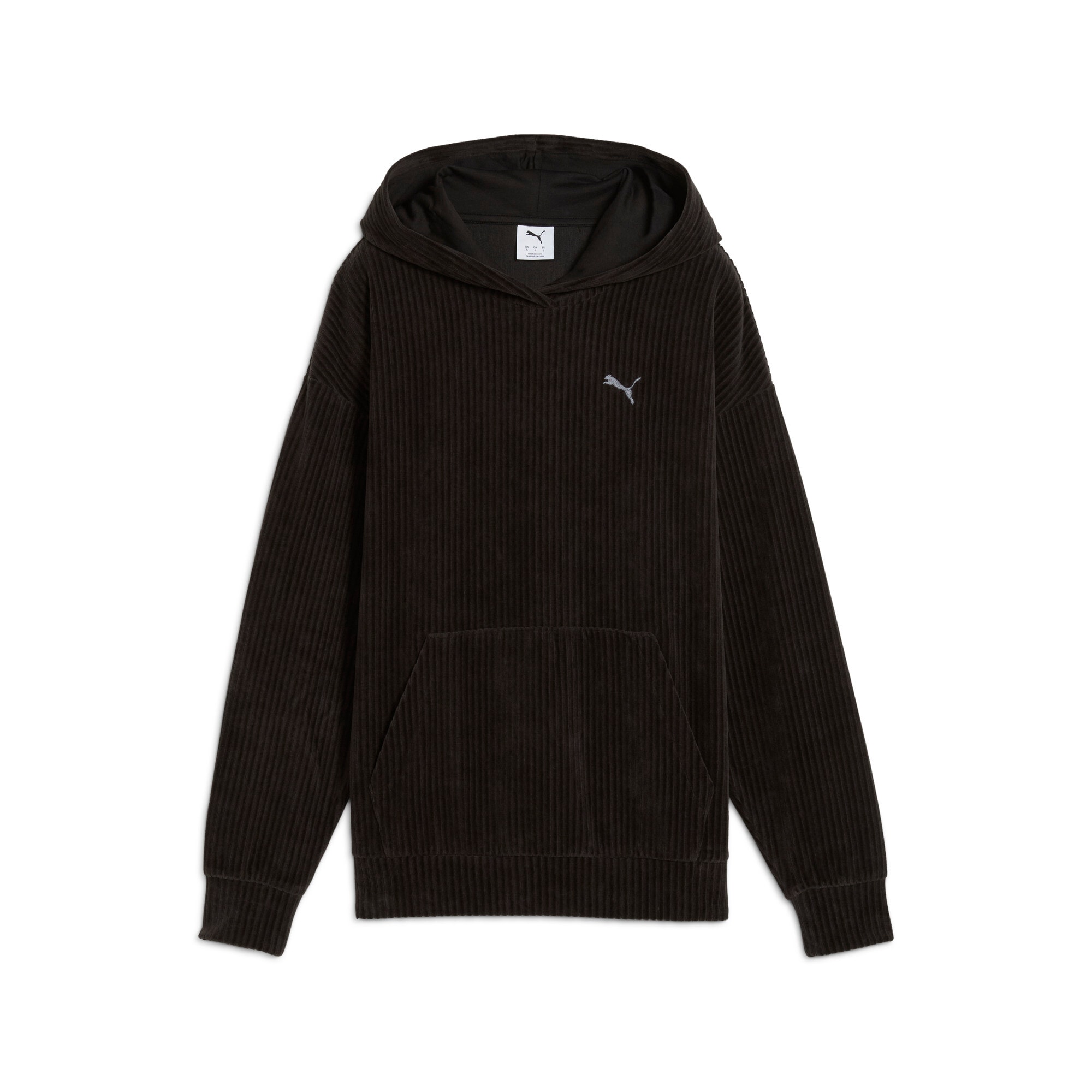 PUMA Kapuzensweatshirt »ESS ELEVATED COMFORT VELOUR RIB HOODIE«