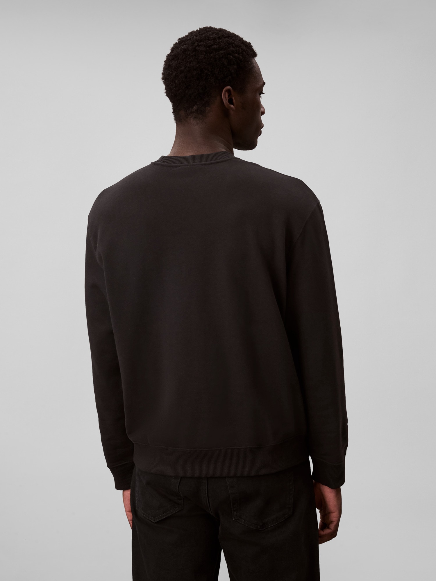 Calvin Klein Sweatshirt »LS EU 350TERRY CK OVERLAP GRAPHI«, Rundhalsausschnitt, regular fit