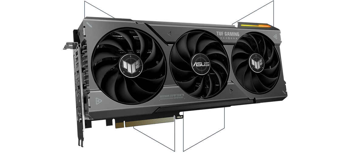 Asus Grafikkarte »TUF-RTX4070S-O12G-GAMING«, 12 GB, GDDR6X