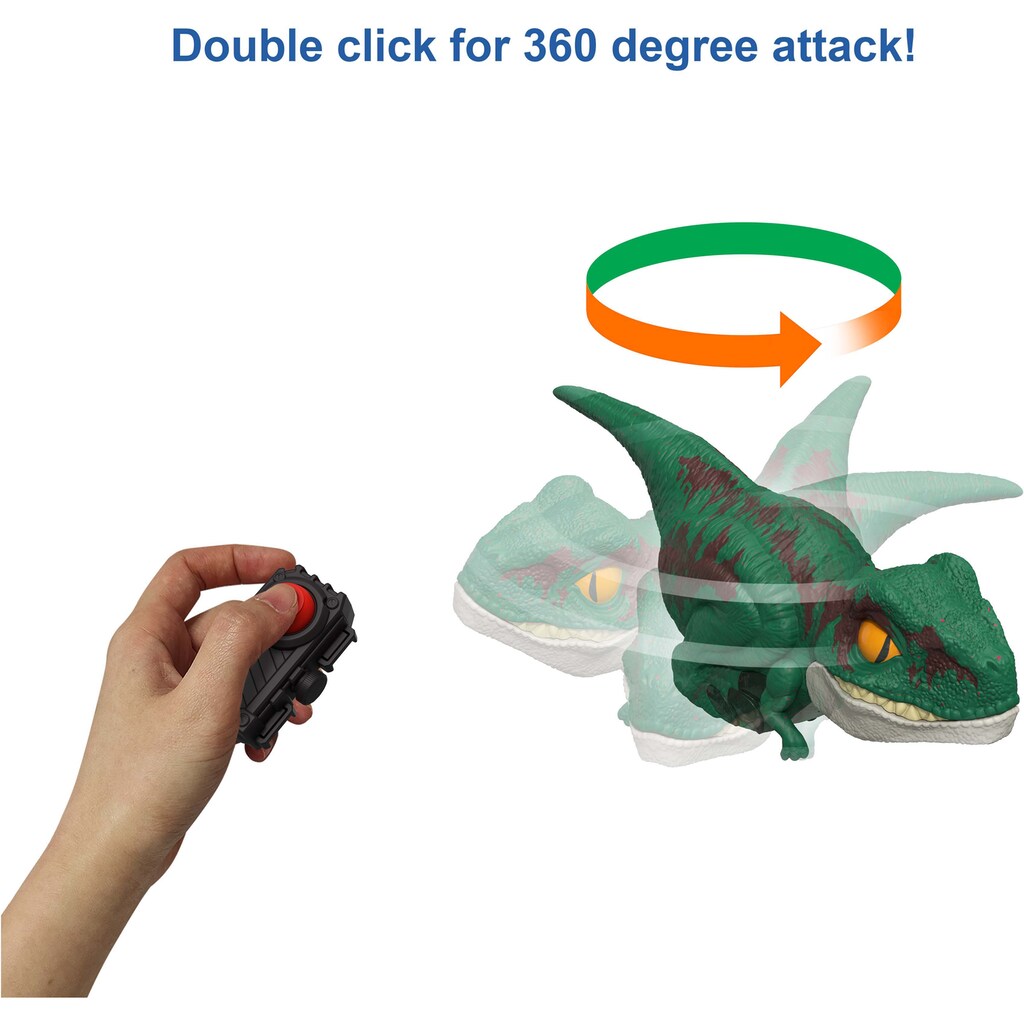 Mattel® Spielfigur »Jurassic World, Uncaged Click Tracker Velociraptor«