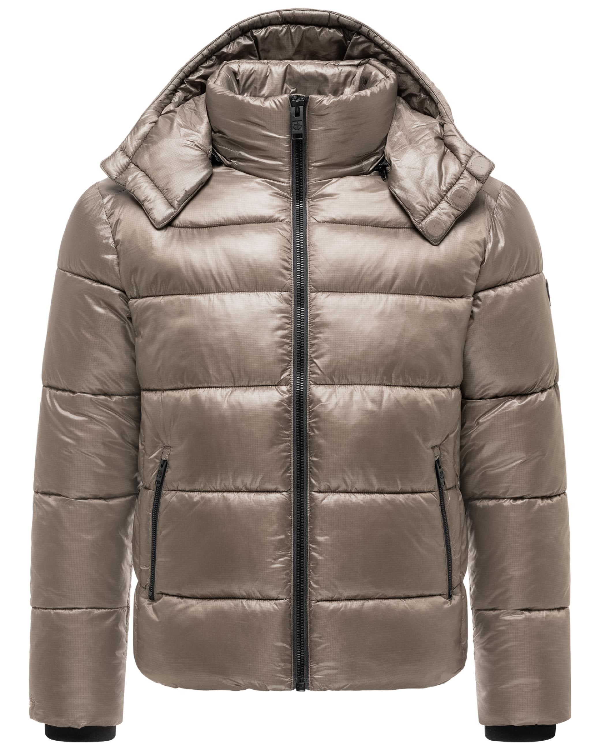 Stone Harbour Steppjacke »Steppjacke Ezioo XX« mit Kapuze Herren Winterjacke mit magnetischen Knöpfen