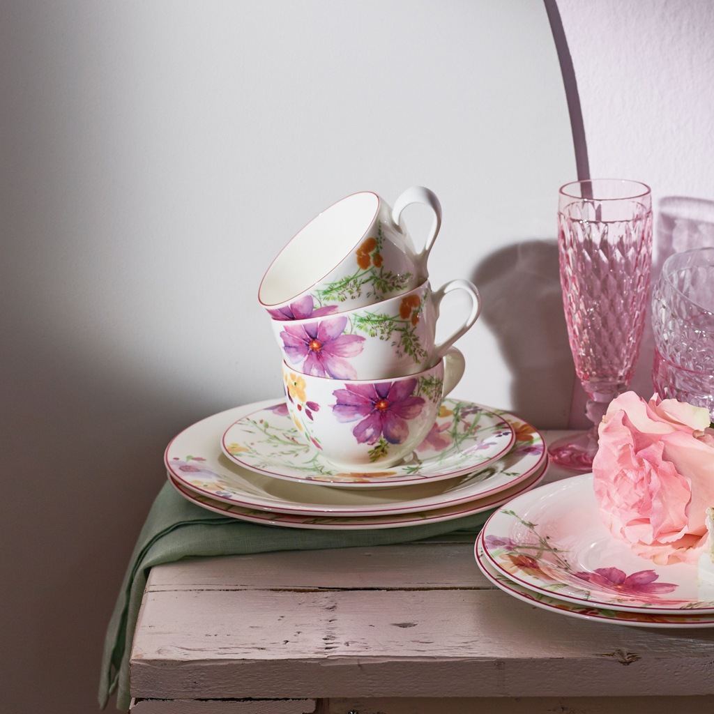 Villeroy & Boch Tasse »Frühstückstassen Mariefleur Basic 290 ml 6er Set bunt«