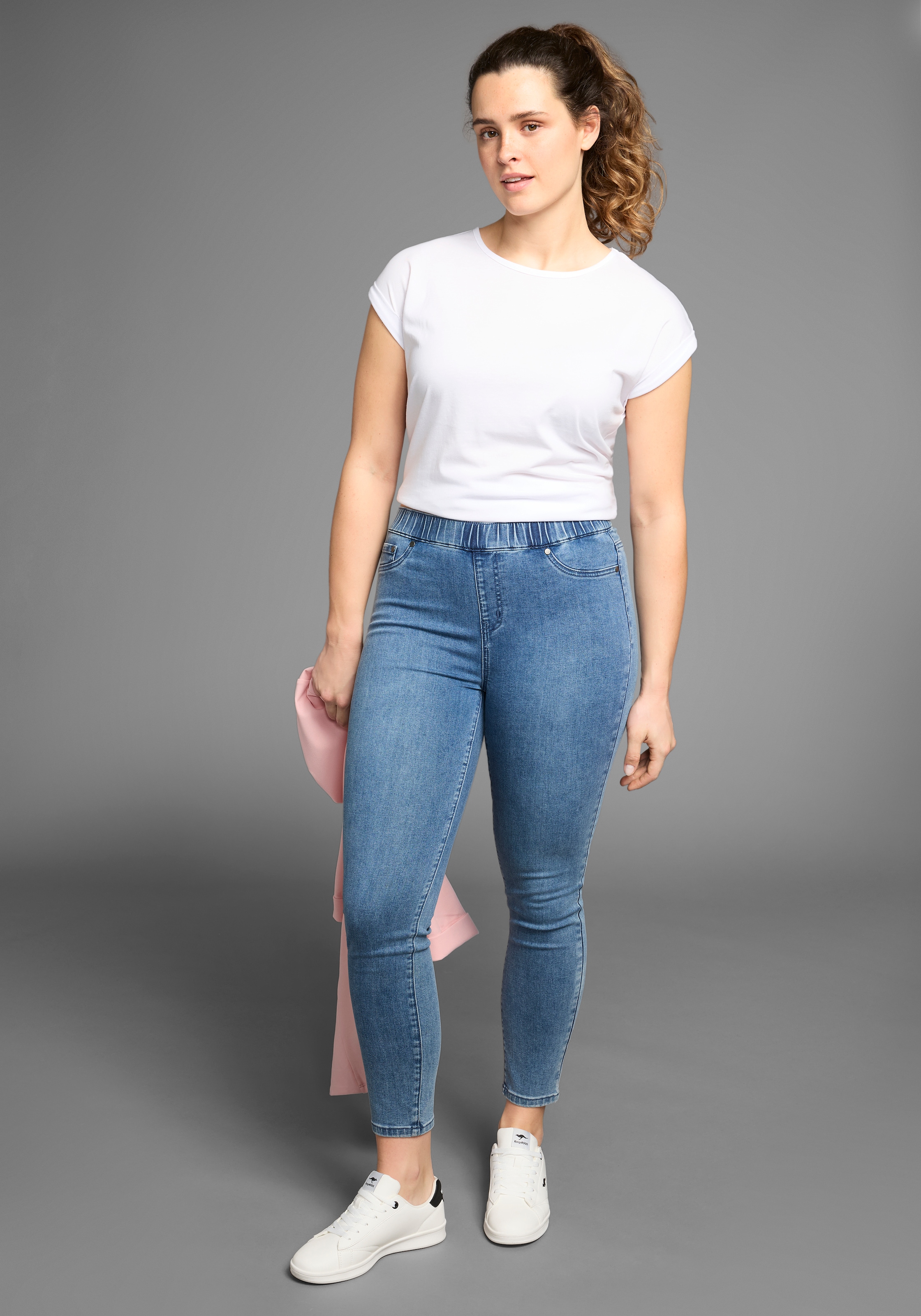 Arizona Skinny-fit-Jeans »Ultra Stretch - Curve Collection«, High Waist