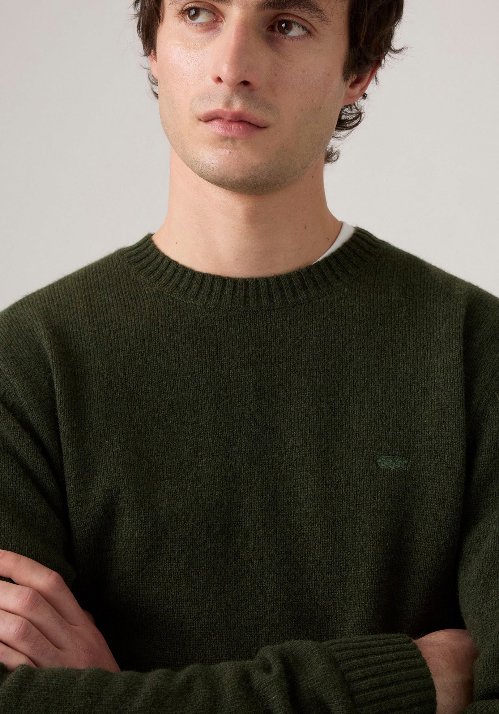 Levi's® Wollpullover »ORIGINAL HM SWEATER« klassische Rundhalsform
