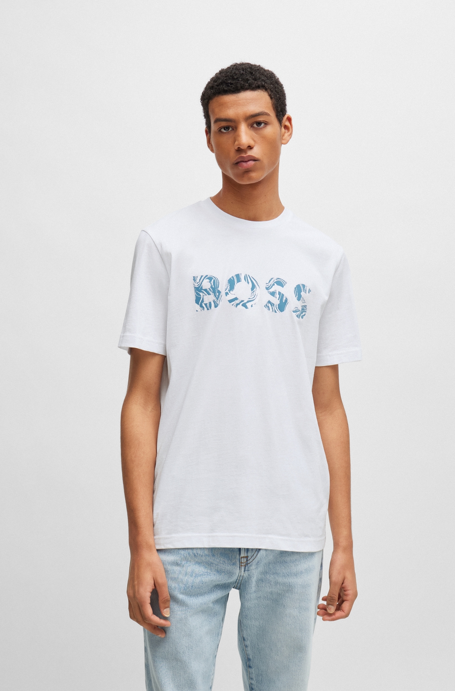 BOSS ORANGE T-Shirt »Te_Bossocean«, mit großem Logodruck