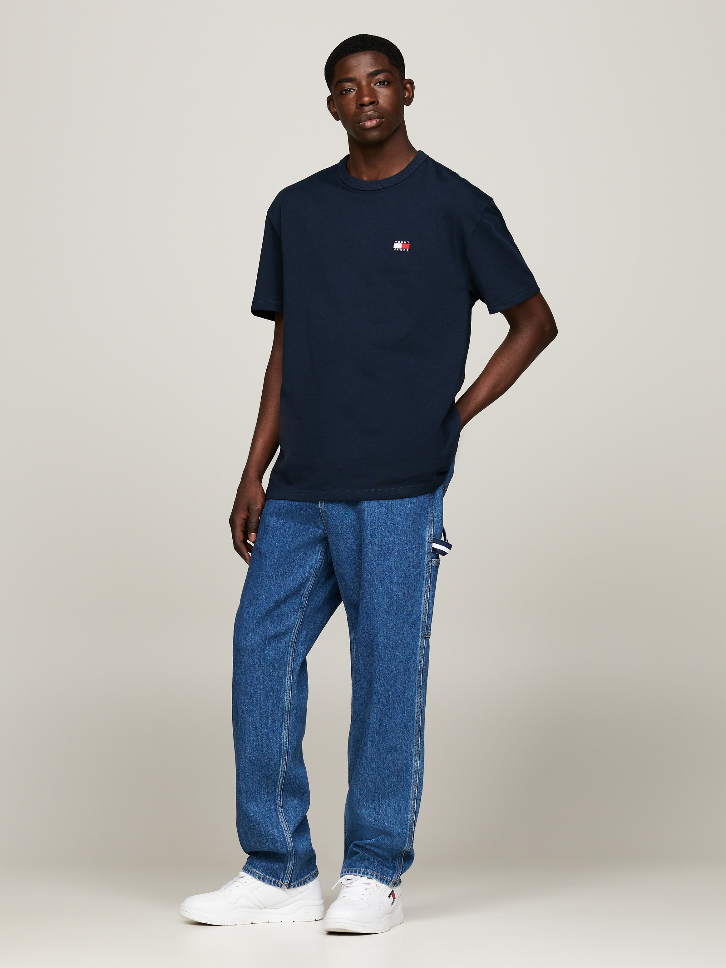 Tommy Jeans T-Shirt »TJM REG BADGE TEE EXT«, mit Rundhalsausschnitt