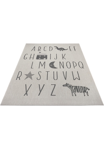 Lüttenhütt Kinderteppich »Alphabet«, rechteckig, 3 mm Höhe, ABC Lernunterlage, In- und... kaufen
