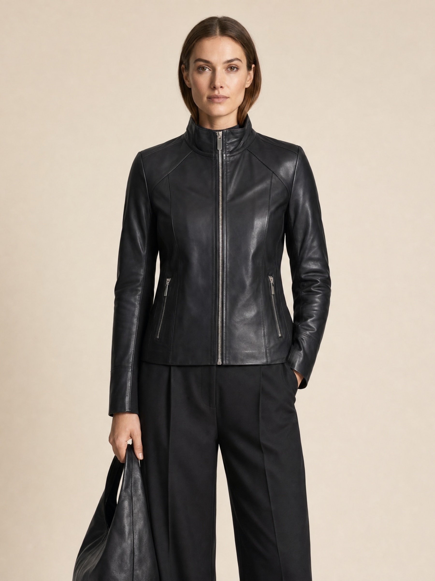 RICANO Lederjacke »Lederjacke Lea« Handgefertigt aus echtem Leder