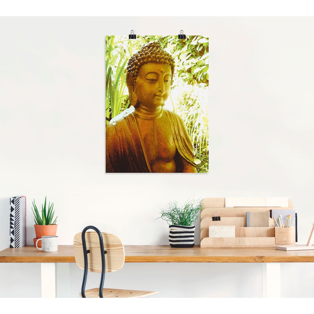Artland Wandbild »Die Seele von Buddha«, Religion, (1 St.)