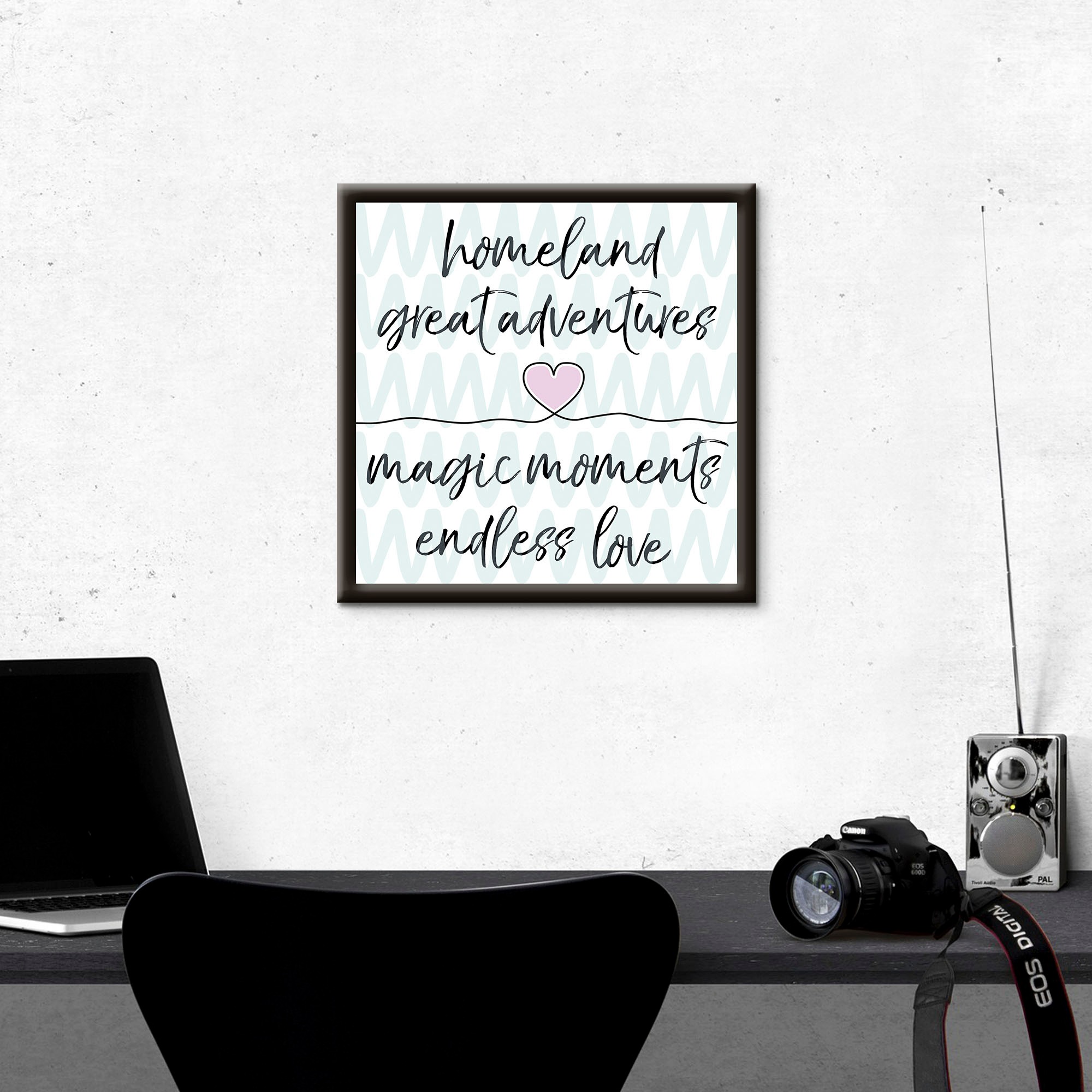 Artland Wandbild »Heimat«, Sprüche & Texte, (1 St.)