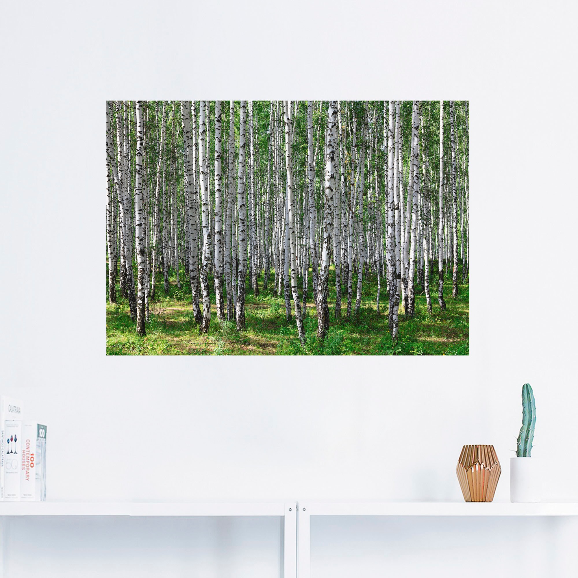 Artland Wandbild »Birkenwald«, Wald, (1 St.), als Poster, Wandaufkleber in verschied. Größen