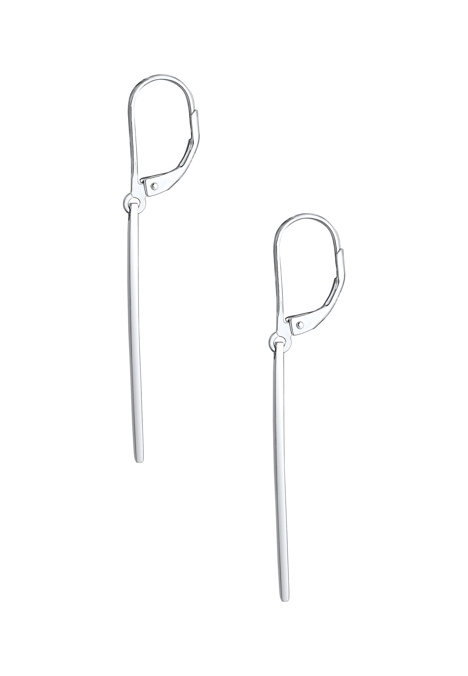 Elli Paar Ohrhänger »Ohrringe Basic Hänger Geo Stab Look 925 Silber«