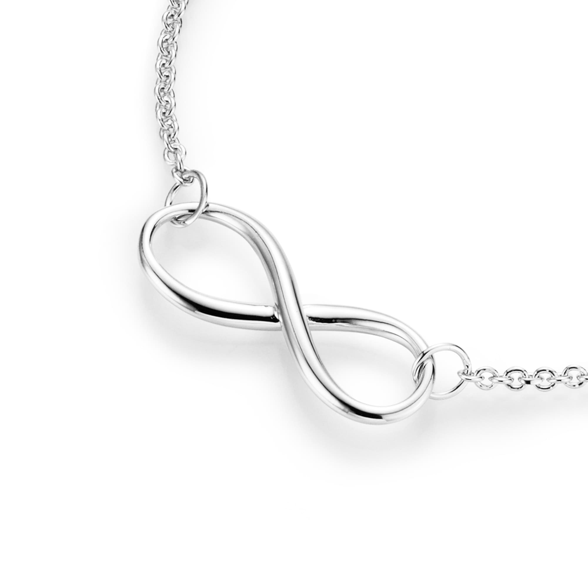 Smart Jewel Collier »Collier filigran mit Infinity - Zeichen, Silber 925«