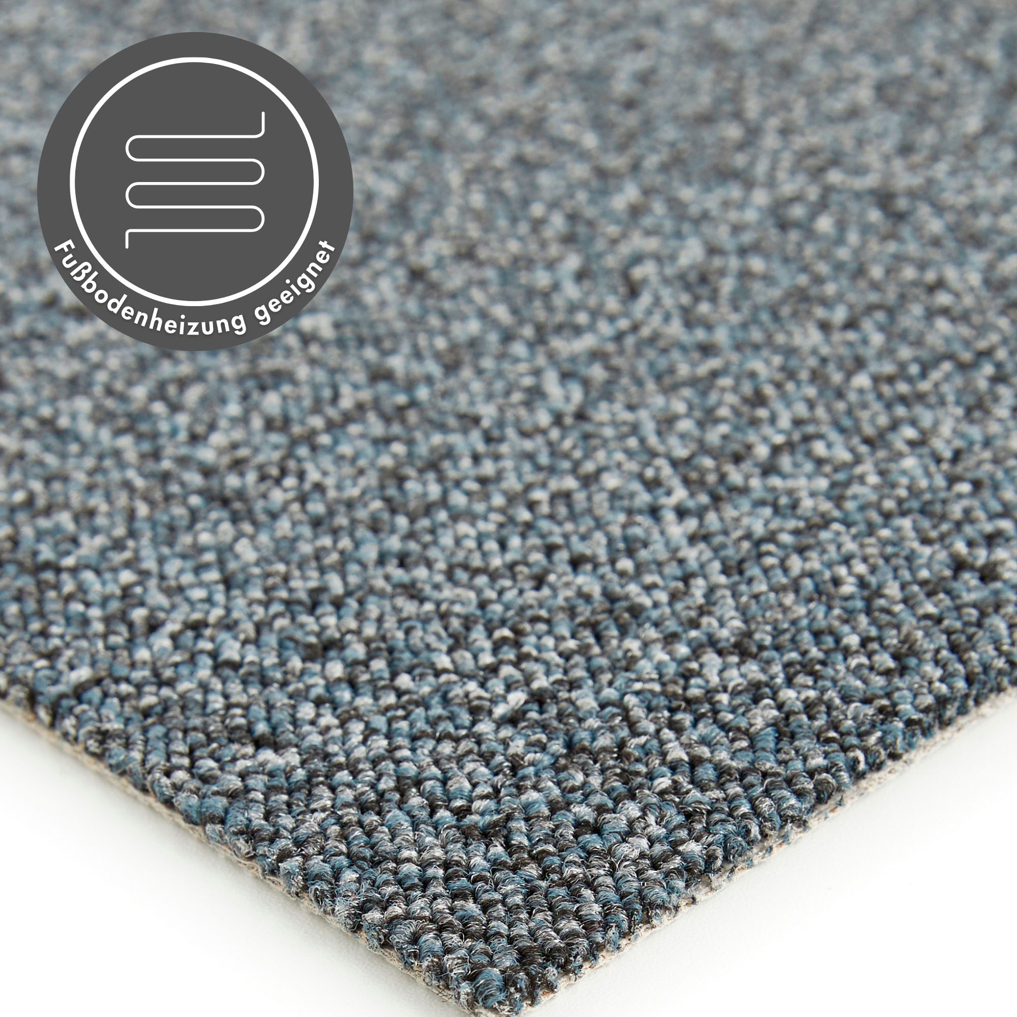 Andiamo Teppichboden »Matz, Schlinge, Made in Belgium«, rechteckig, 6 mm Höhe, meliert, Breite 400 cm oder 500 cm, strapazierfähig & pflegeleicht