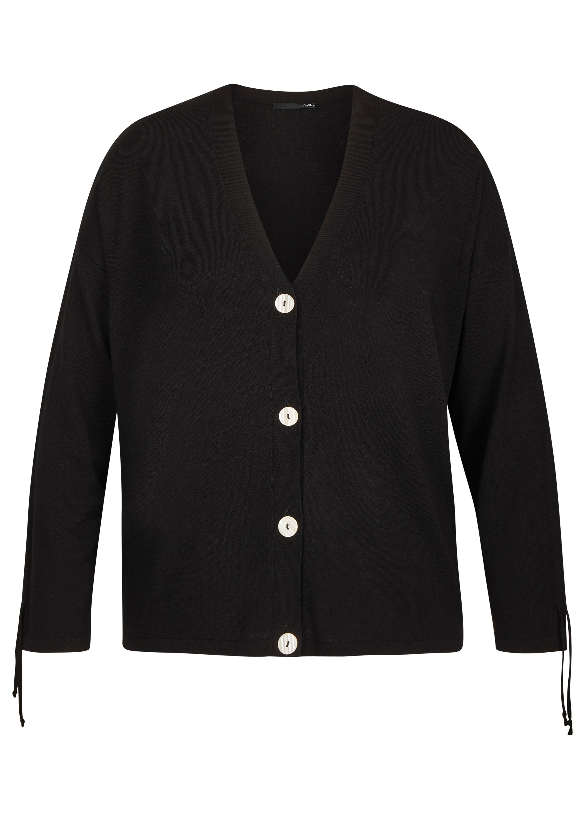 LeComte Cardigan mit V-Ausschnitt und Knöpfen