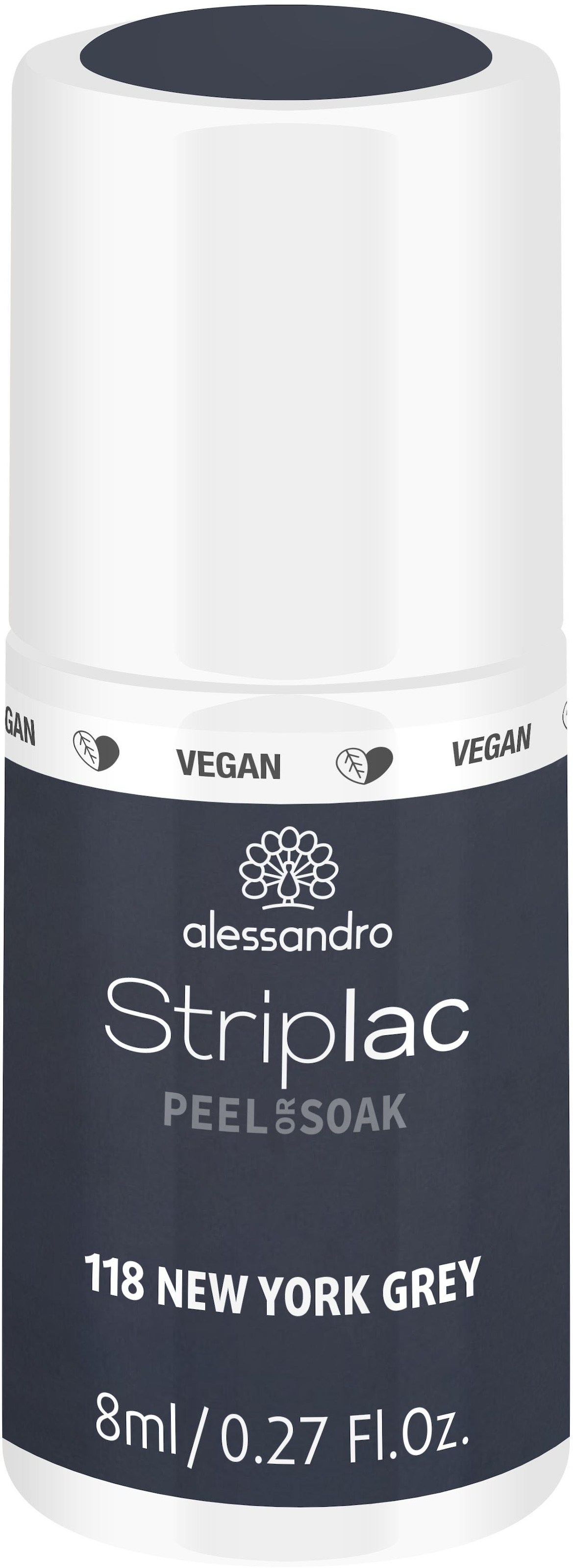 alessandro international UV-Nagellack »Striplac PEEL OR SOAK«, vegan