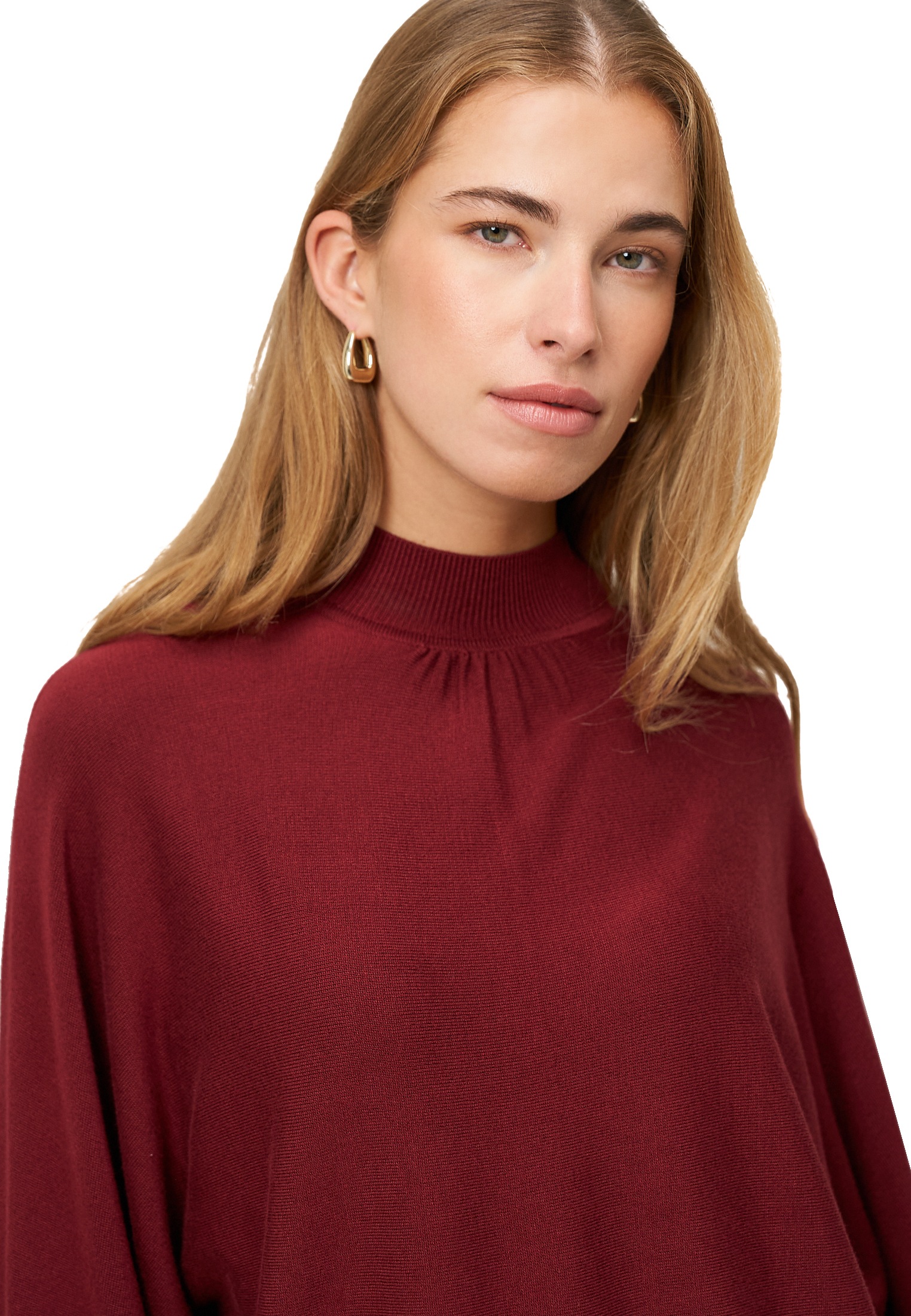 Zero Rundhalspullover »Feinstrickpullover mit Stehkragen«