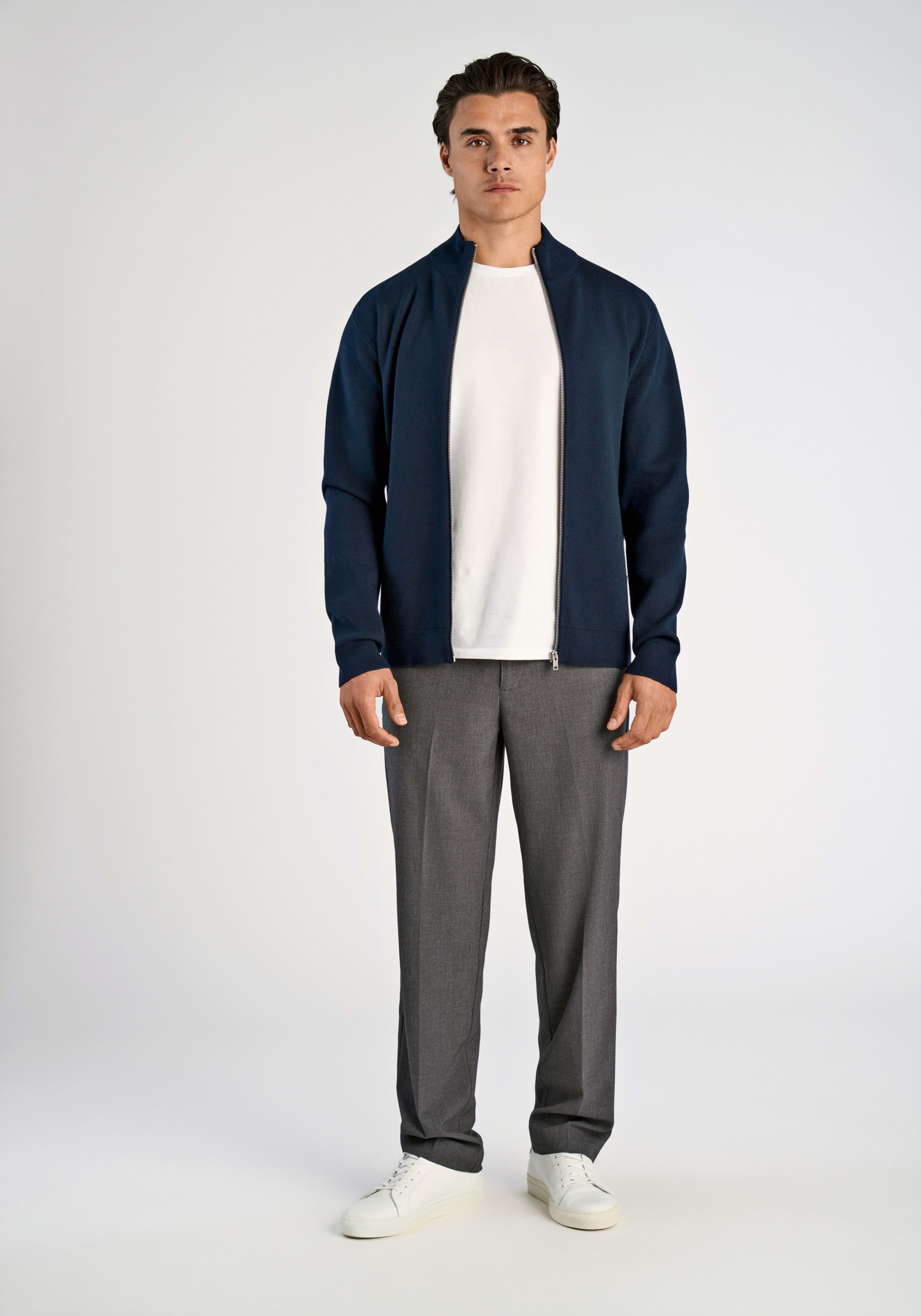 LINDBERGH Cardigan , mit Viskose und Reißverschluss
