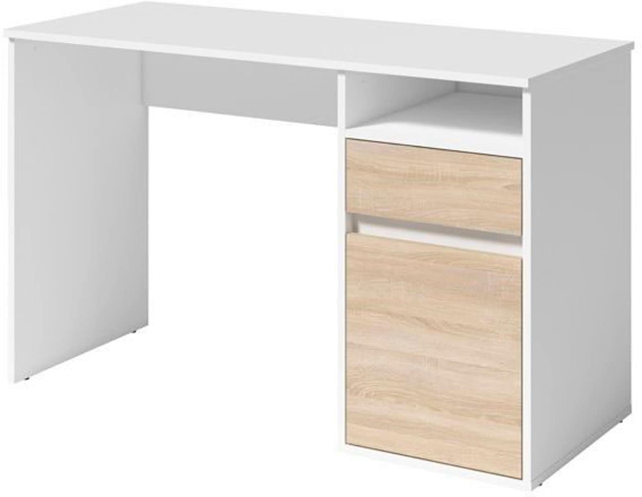 Home affaire Schreibtisch »Tinsley«, mit Schublade, und Tür, Breite 120 x53 cm