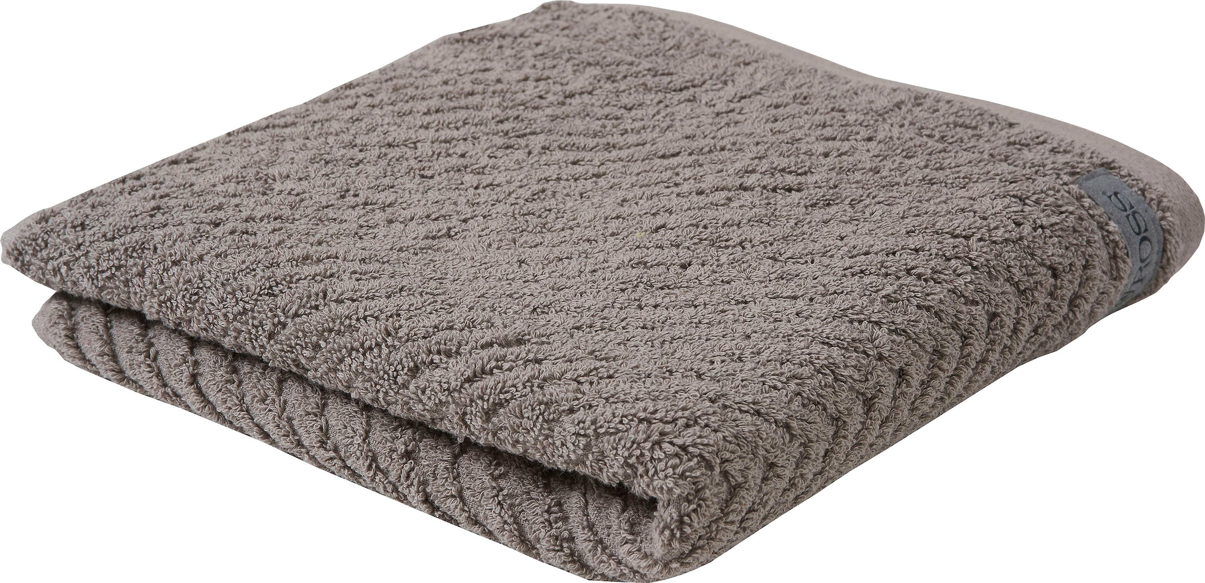 ROSS Handtuch »Smart« Uni-Rippe mit Velourslabel