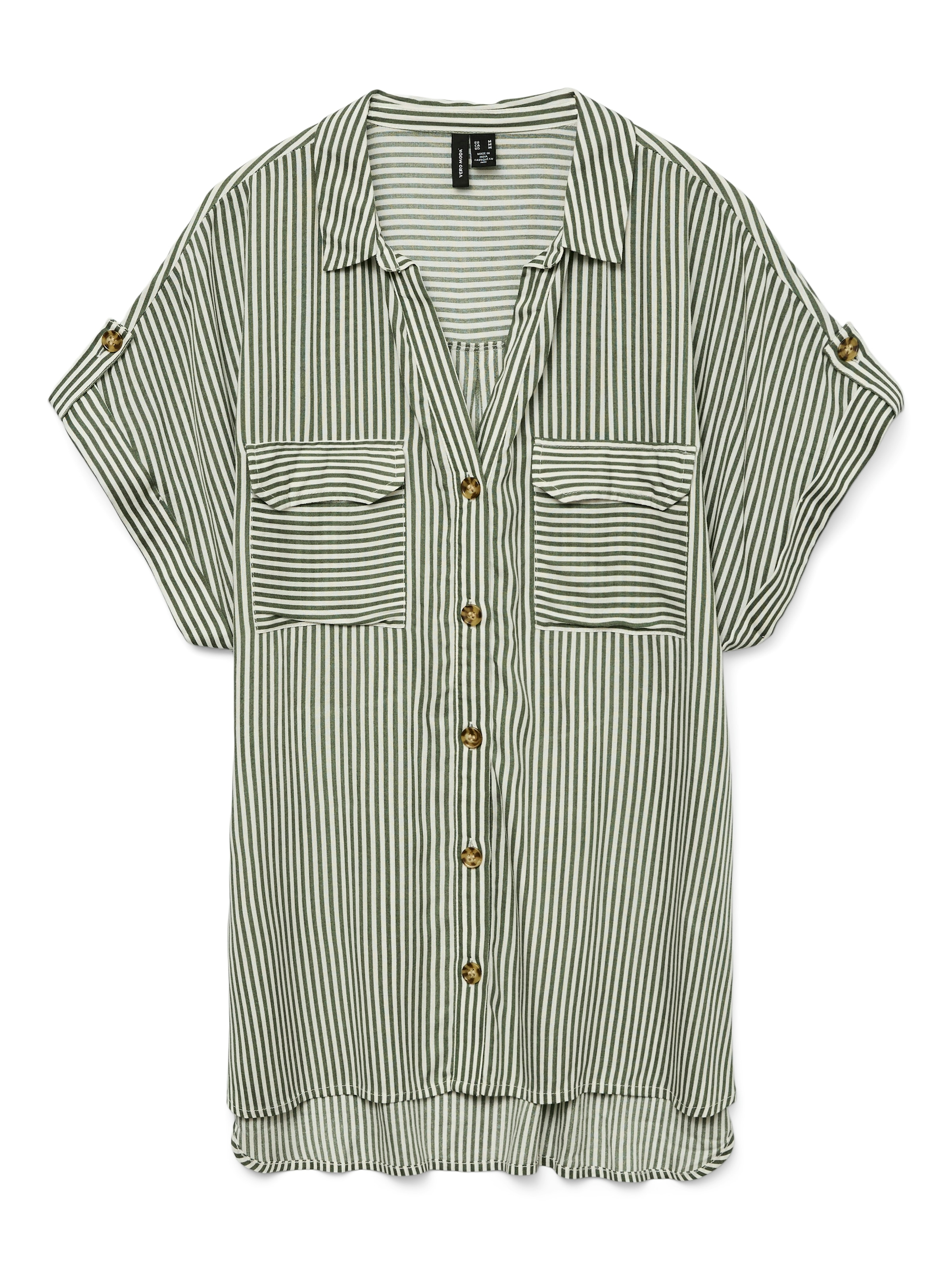 Vero Moda Hemdbluse »VMBUMPY S/S SHIRT WVN GA NOOS«