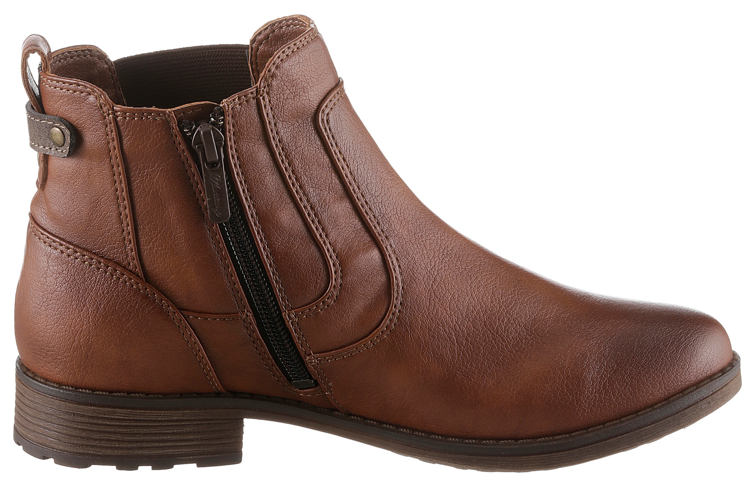 Mustang Shoes Chelseaboots, Schlupfstiefel, Stiefelette, Business Schuh in aktueller Used-Optik