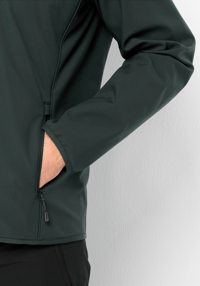 Jack Wolfskin Softshelljacke »BORNBERG HOODY M«, mit Kapuze