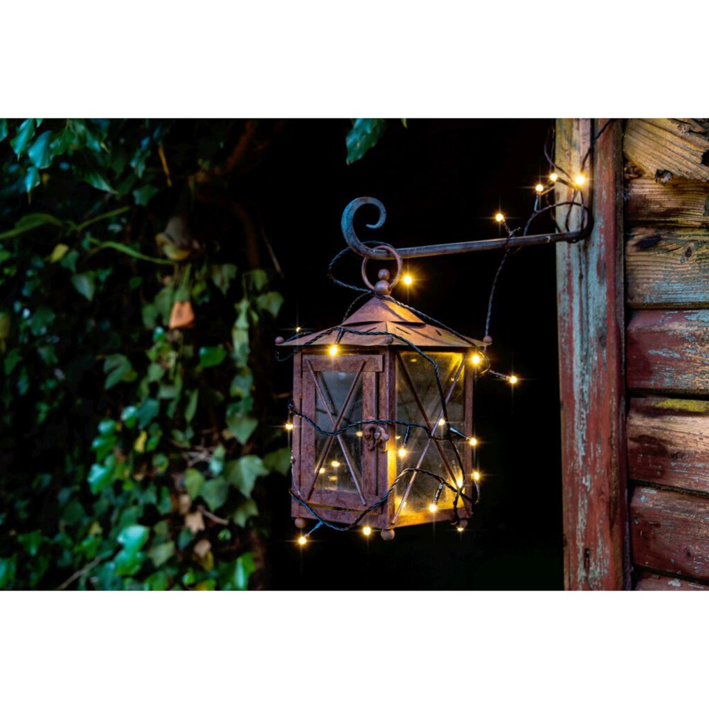 KONSTSMIDE LED-Lichterkette »Weihnachtsdeko aussen«, gefrostet, 120 warm weiße Dioden
