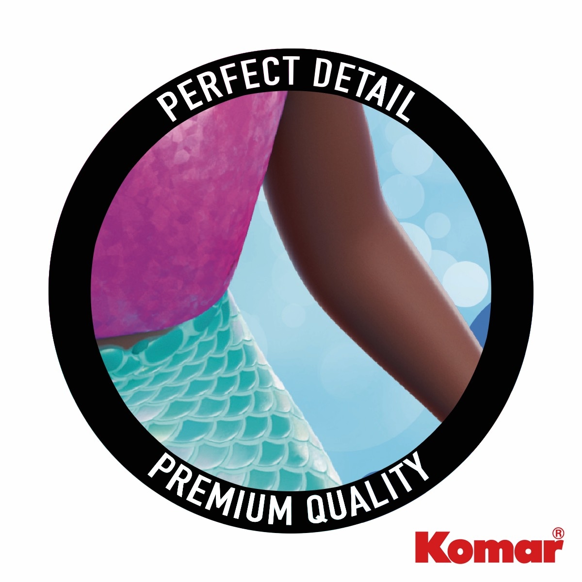 Komar Leinwandbild »Disney Ariel Baby Mermaid«, Disney, (1 St.), 40 x 40 cm (Breite x Höhe) - Kinderzimmer, Dekoration