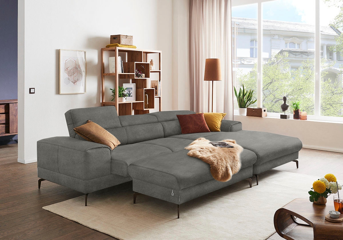 W.SCHILLIG Polsterhocker »piedroo« Füße in Bronze pulverbeschrichtet