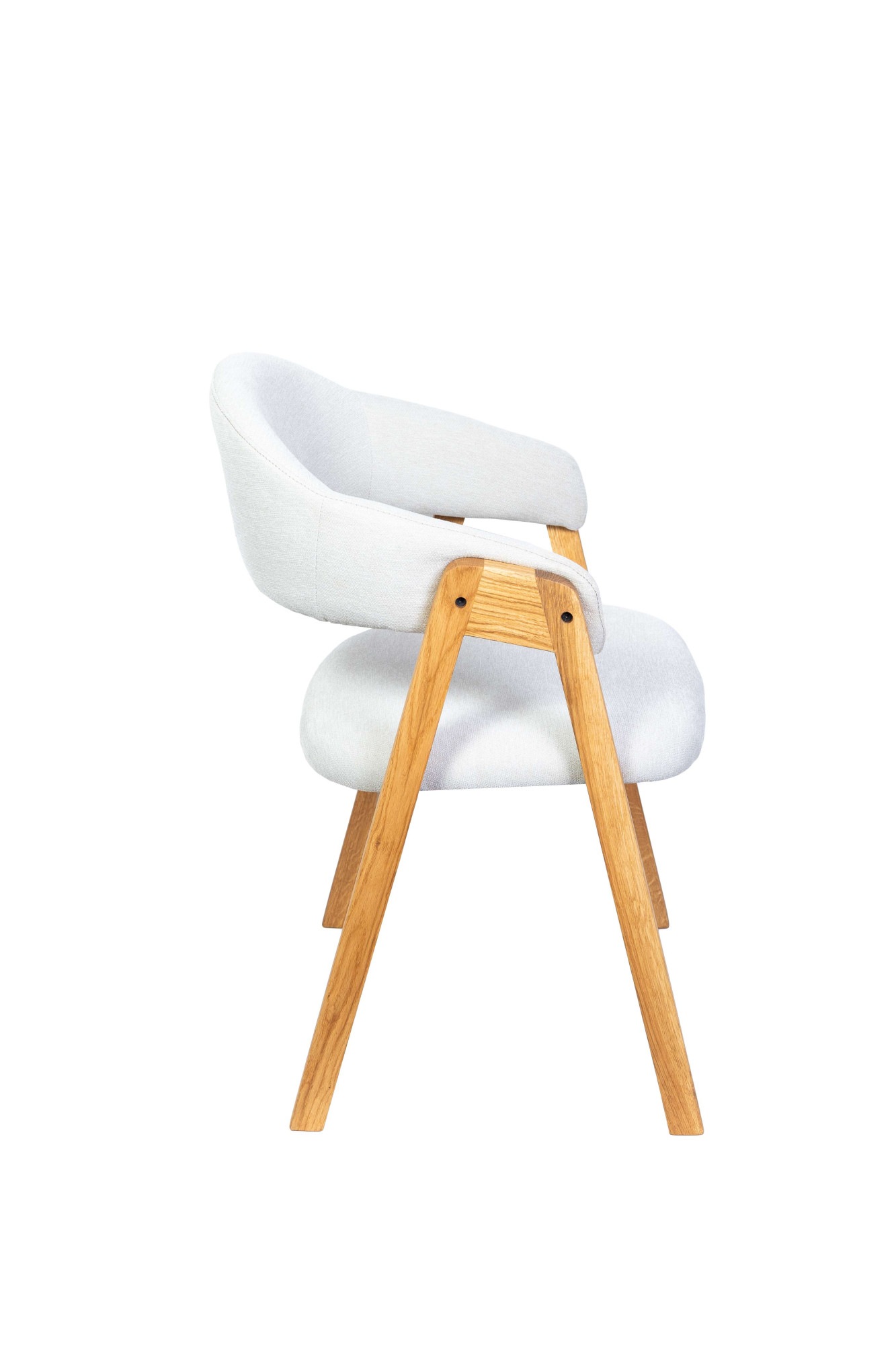 OTTO home Armlehnstuhl »Arco Polsterstuhl, Esszimmerstuhl, Küchenstuhl, 4-Fußstuhl« () 2 Stk.Bequem und stilvoll. Gepolstert. Massivholzbeine