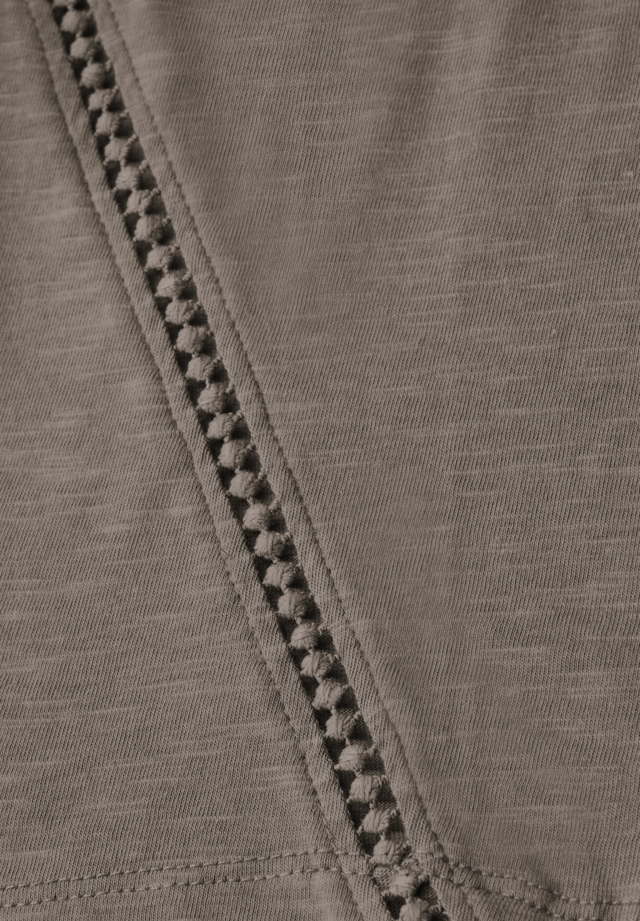 STREET ONE Shirttop, mit Häkeldetails